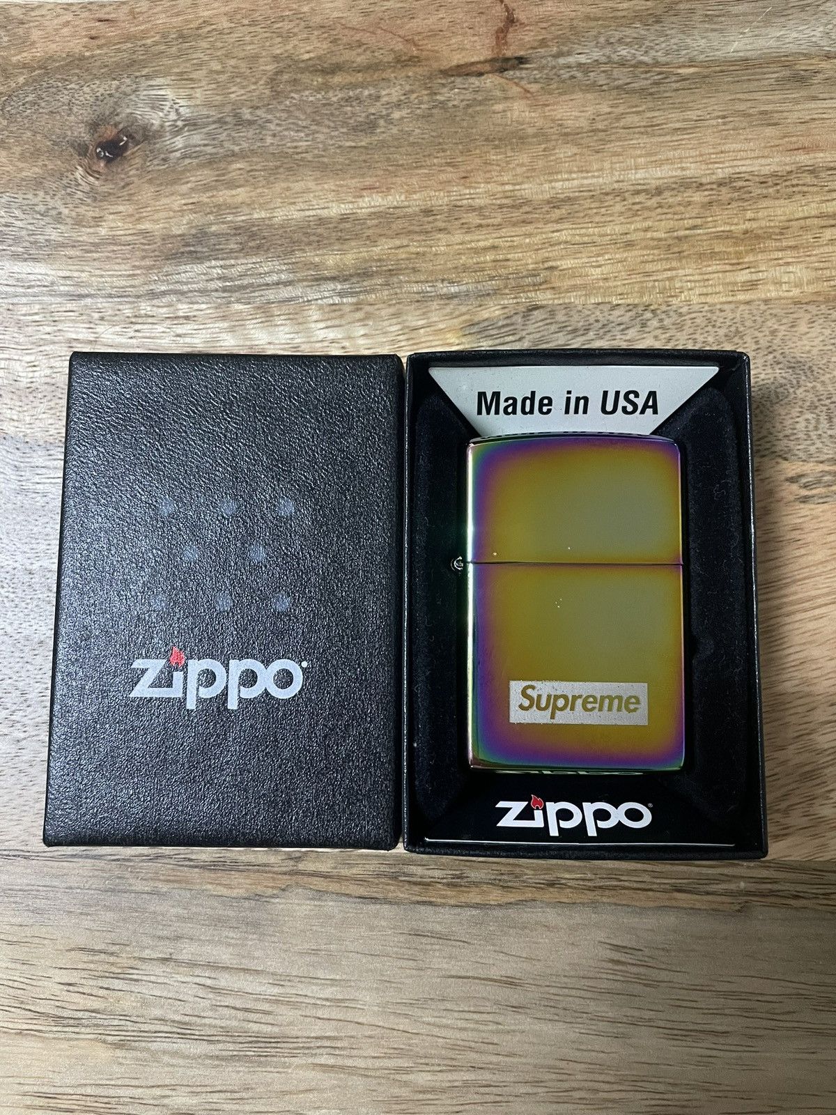 Supreme × Zippo Supreme Iridescent Zippo Size ONE SIZE - 1 Preview