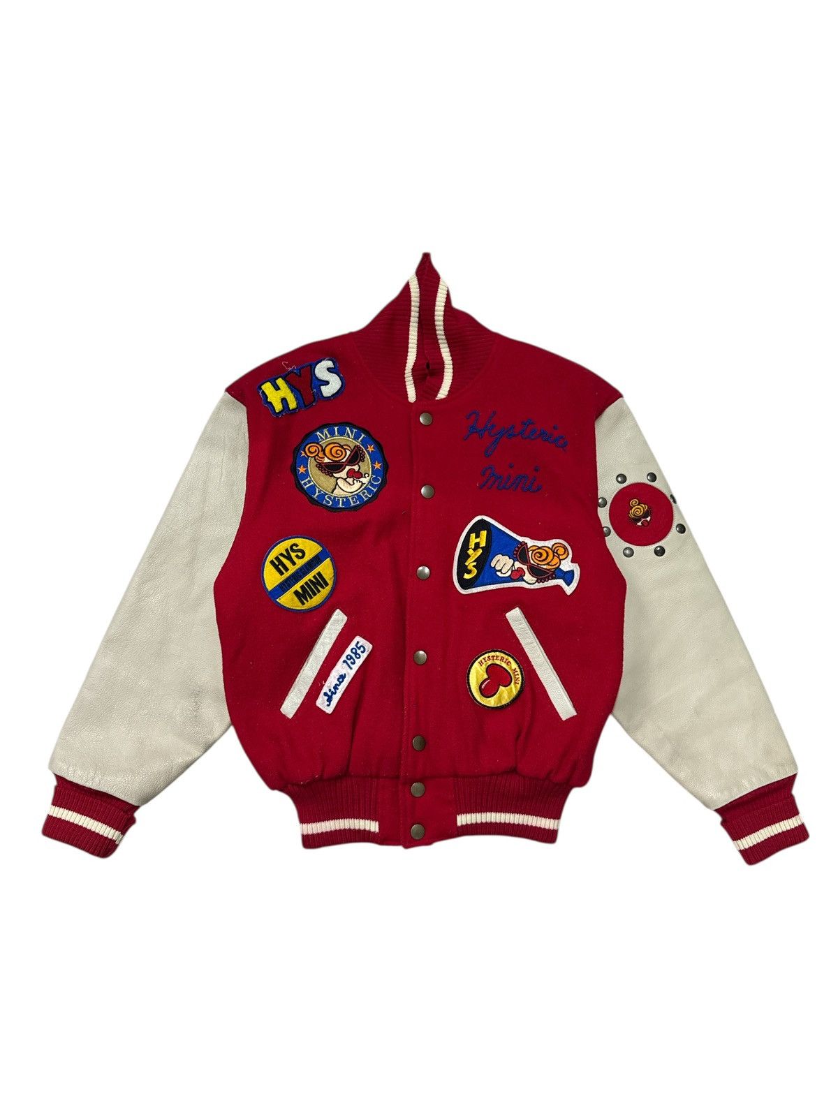 Hysteric Glamour VINTAGE HYSTERIC MINI WOOL VARSITY JACKET Size US M / EU 48-50 / 2 - 2 Thumbnail