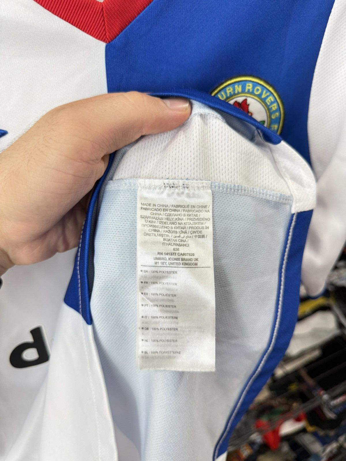 Umbro Umbro Blackburn Rovers Soccer Jersey T Shirt Size US S / EU 44-46 / 1 - 9 Thumbnail