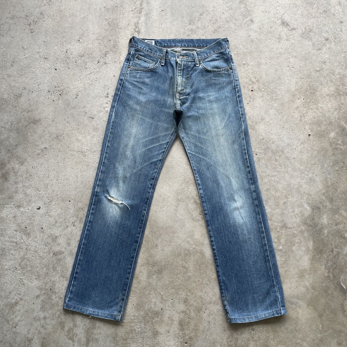 Edwin Vintage Edwin Faded Jeans Distressed Denim Pants W29 Size US 29 - 1 Thumbnail