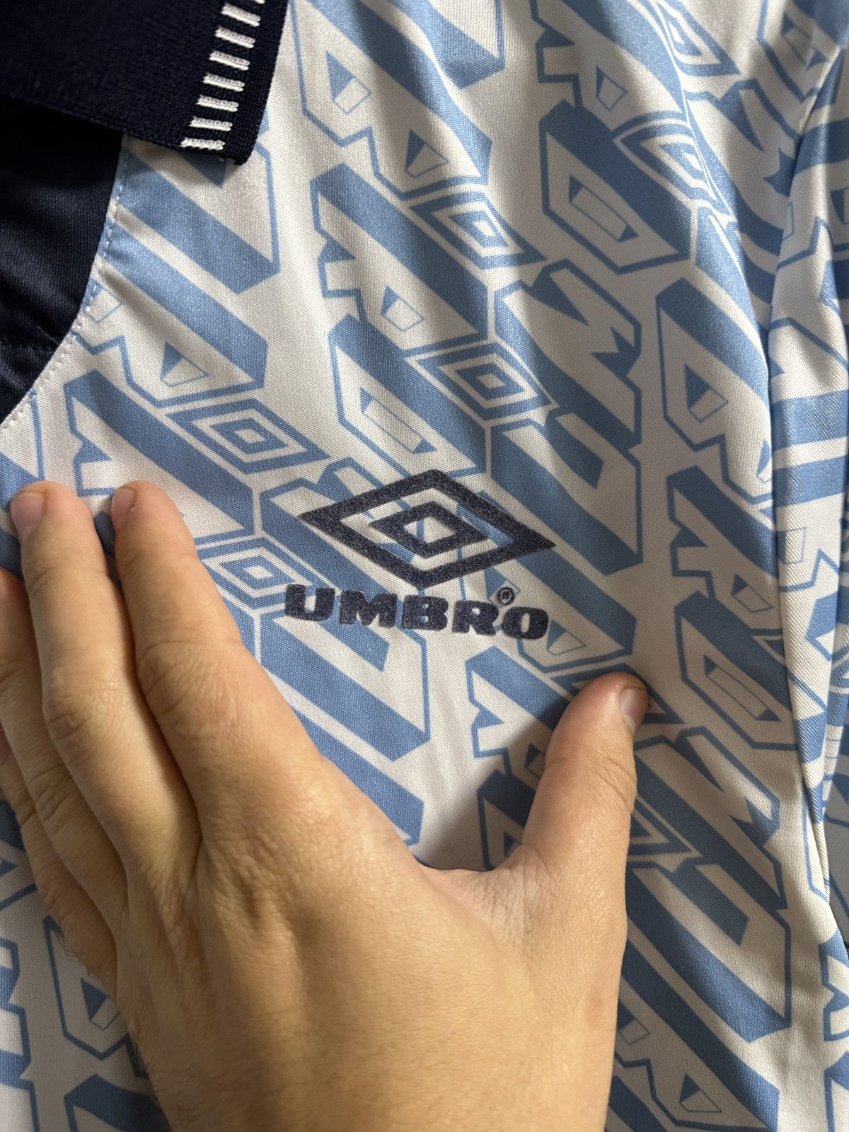 Umbro Rare Vintage Soccer Monogram Jersey Umbro 10 Size US M / EU 48-50 / 2 - 2 Thumbnail