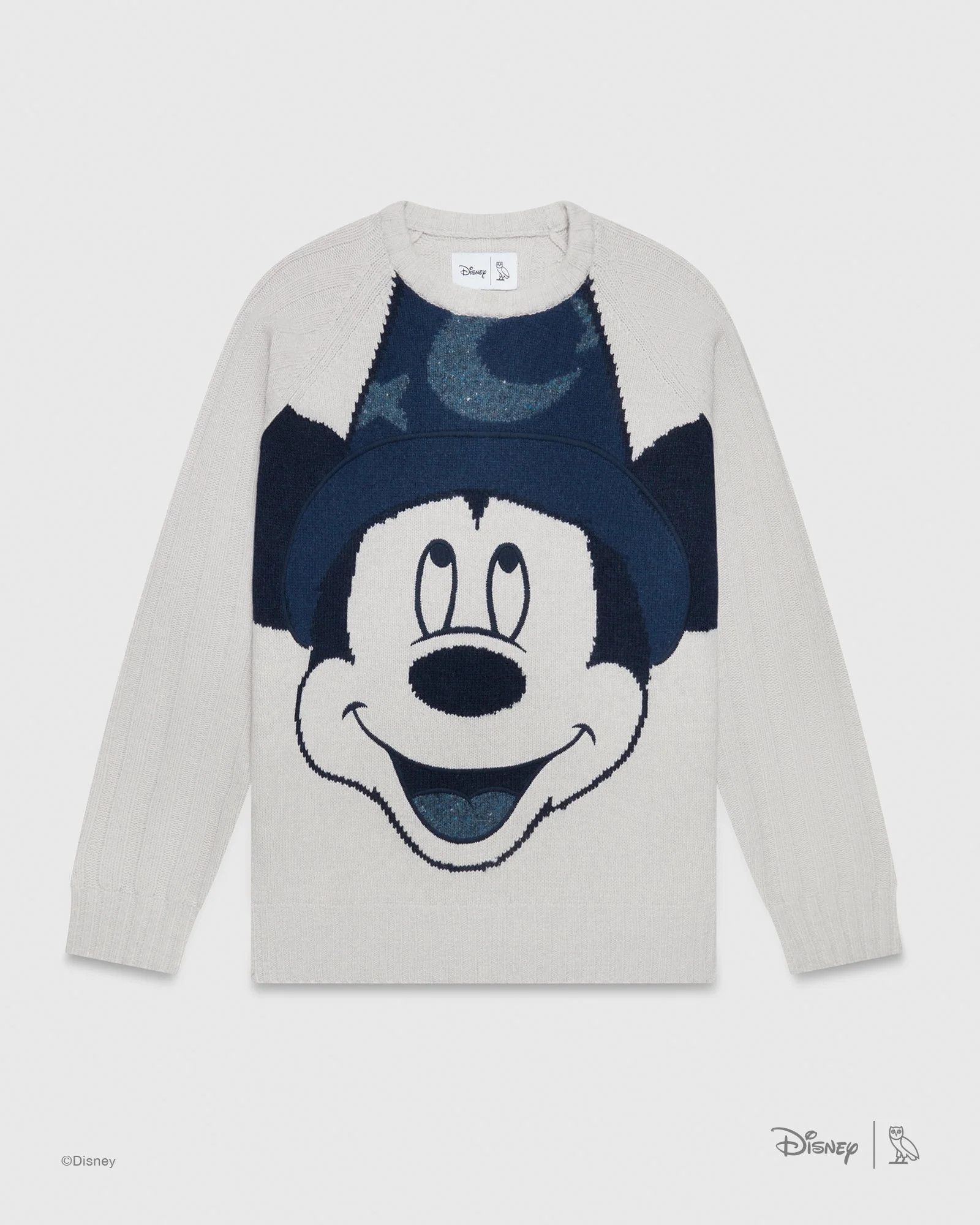 Disney OVO x Disney Mickey Mouse Knit Sweater Heather Grey Size US XXL / EU 58 / 5 - 7 Thumbnail