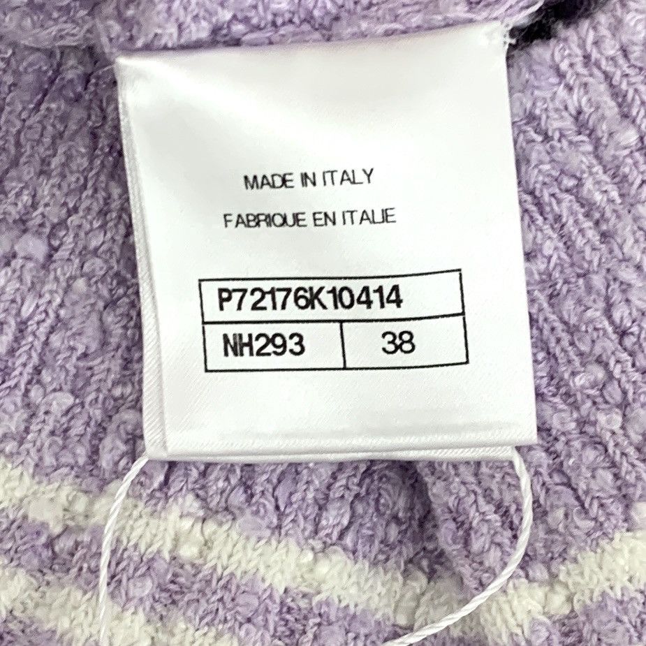 Chanel Chanel Lavender Belted Tweed Short Sleeve Dress K26WX Size M / US 6-8 / IT 42-44 - 7 Thumbnail