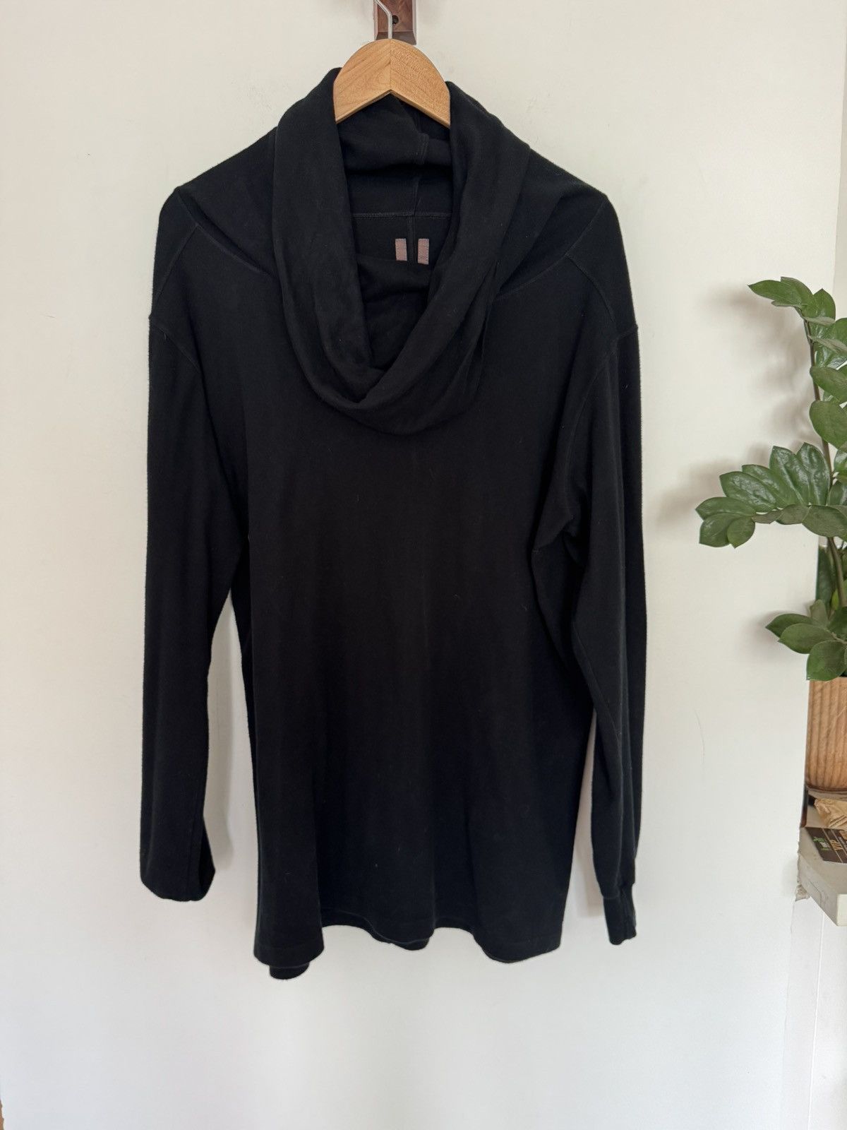 Rick Owens Plinth Cowl Neck Jumper Size US M / EU 48-50 / 2 - 1 Thumbnail