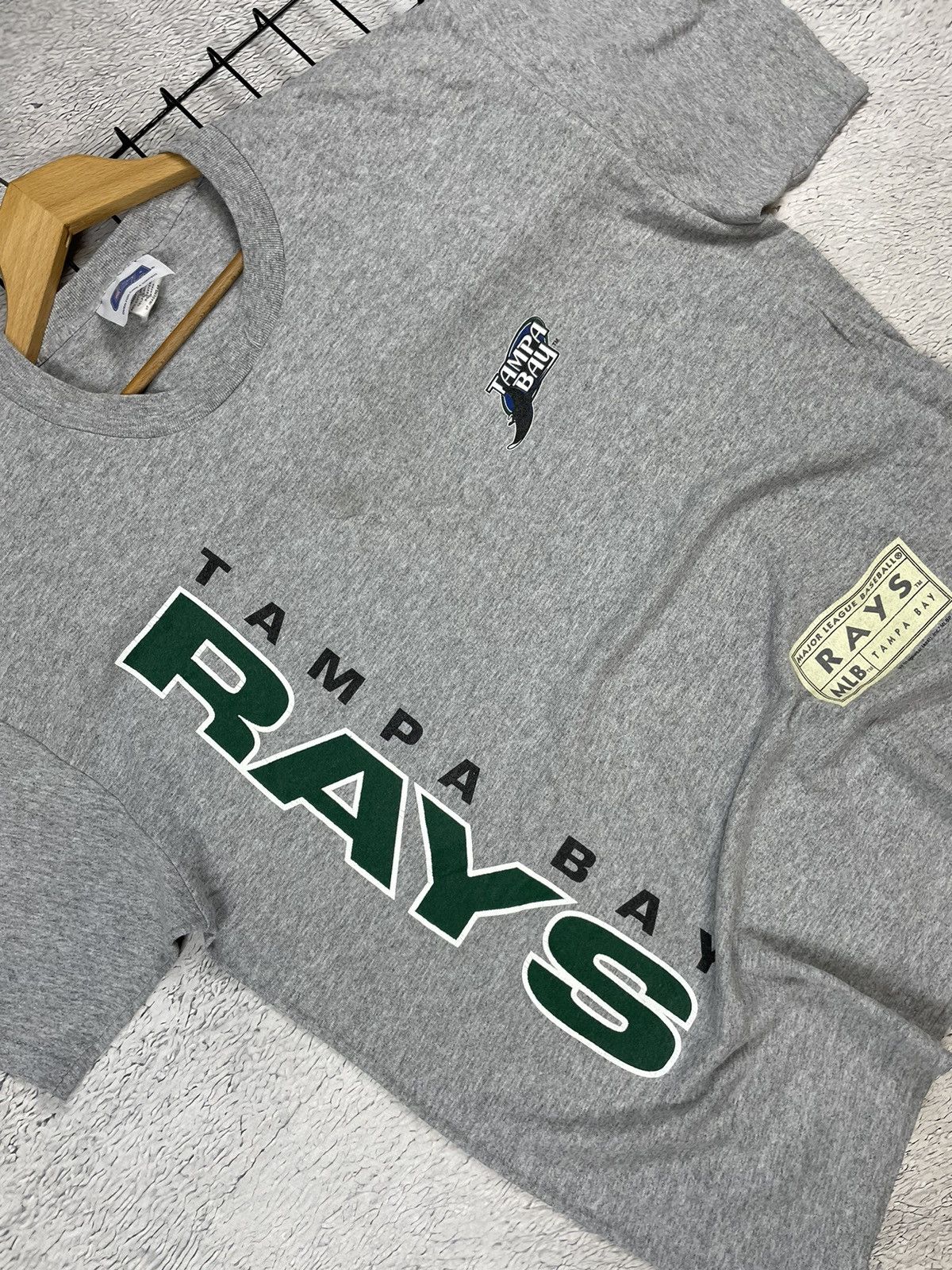NFL × Vintage Vintage Tampa Bay Devil Rays 2003 Tee XL size Made in USA Size US XL / EU 56 / 4 - 5 Thumbnail