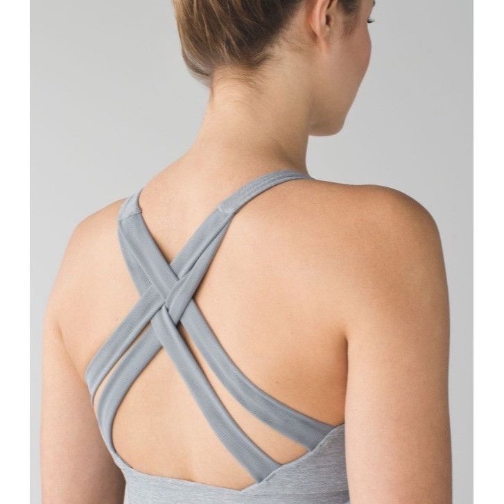 Lululemon Lululemon Enhearten Tank Size 6Heathered Battleship / Battle Size M / US 6-8 / IT 42-44 - 6 Thumbnail