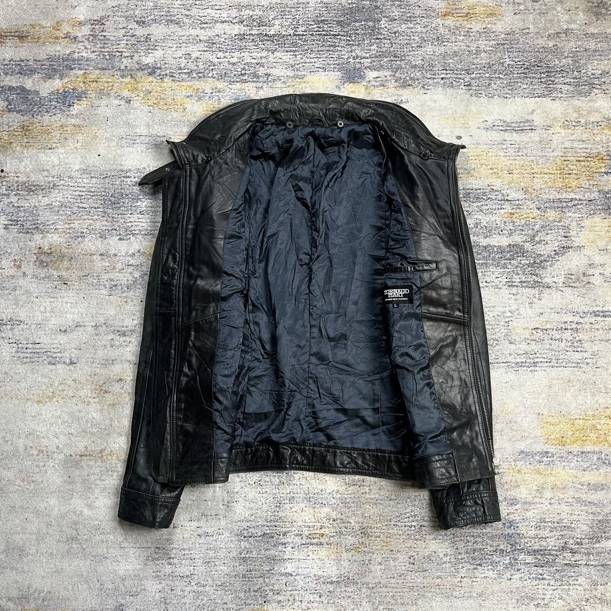 Tornado Mart japan multi zipper riders leather jacket