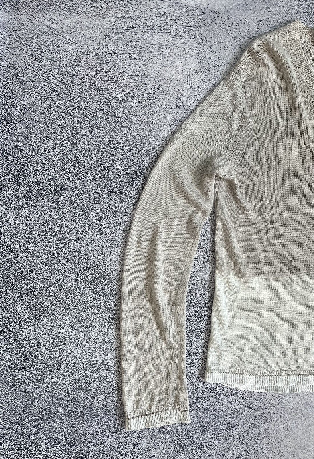 Comme des Garcons × Vintage Comme Des Garsons CDG Mens Sweater Long Sleeve Linen Japan Size US M / EU 48-50 / 2 - 2 Thumbnail