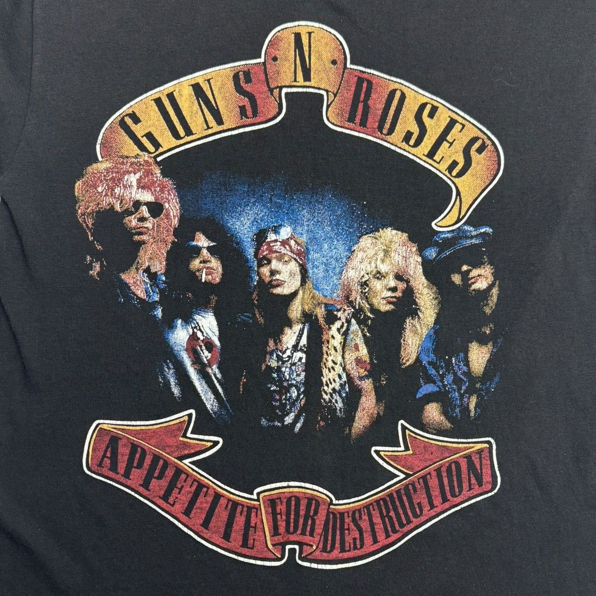 Band Tees VERY RARE 1980s Guns N Roses Appetite For Destruction Tee Size US M / EU 48-50 / 2 - 3 Thumbnail