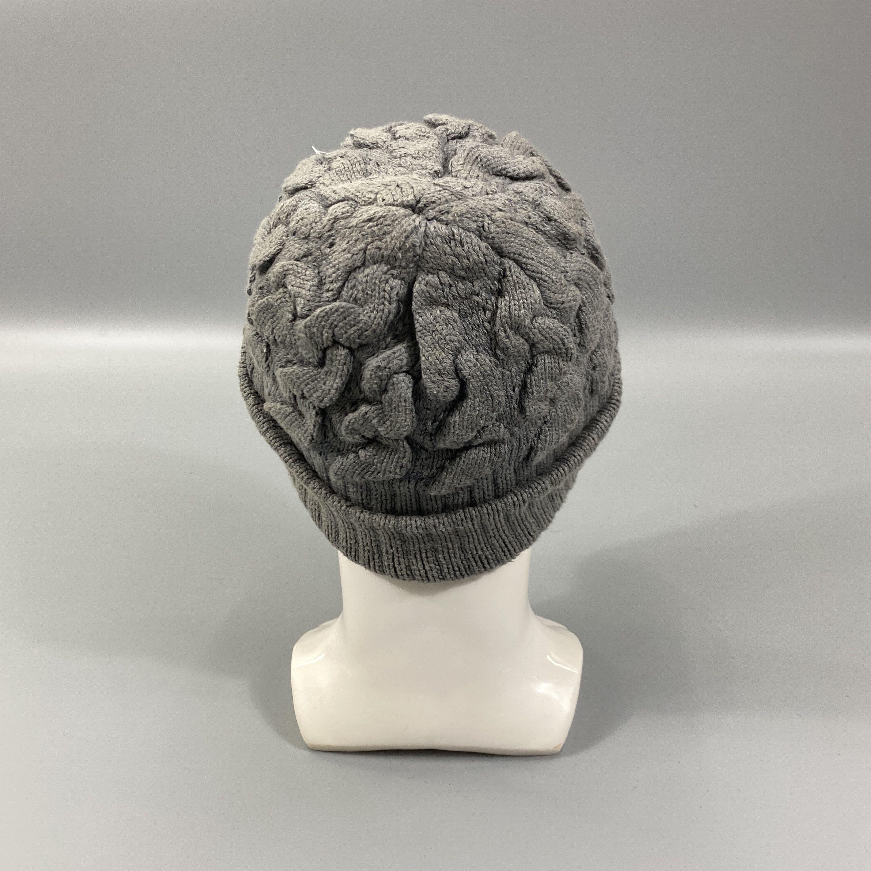 Japanese Brand Crochet Cable Beanie Hat -BN1116 Size ONE SIZE - 3 Thumbnail