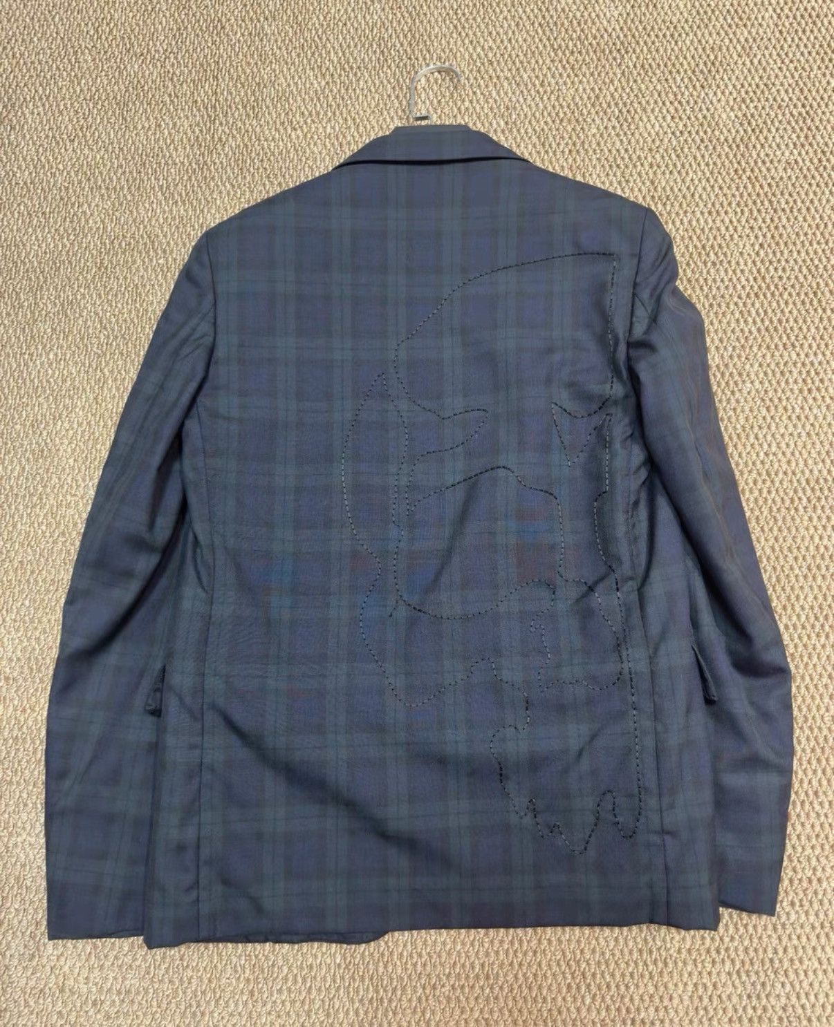 Comme des Garcons Homme Plus Comme des Garcons Homme Plus Skull Plaid Blazer K23 Size US XS / EU 42 / 0 - 4 Thumbnail