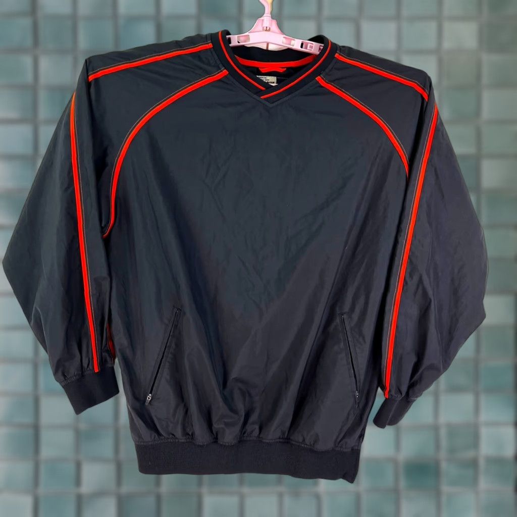 Vintage VINTAGE Russell Team Issue Pocket Wind Pullover Jacket Mens M Black Orange Jacket Men M Black Russell Team Issue Pocket Wind Pullover 90s City Classic Size US M / EU 48-50 / 2 - 1 Thumbnail