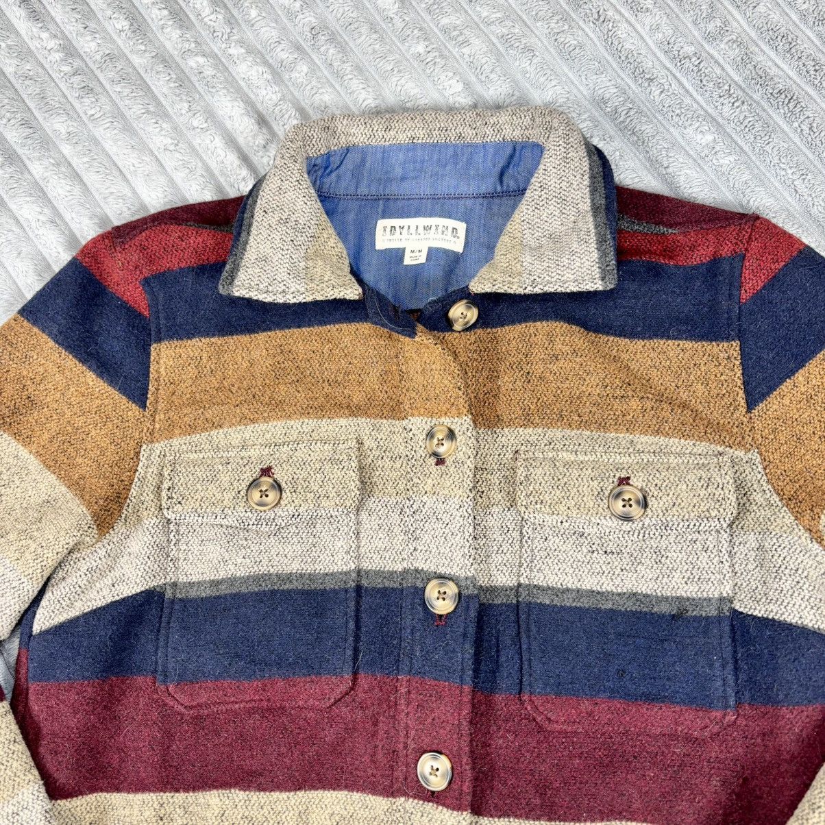 Other IDYLLWIND Miranda Lambert Shacket Striped Multi Women's M Size M / US 6-8 / IT 42-44 - 12 Thumbnail