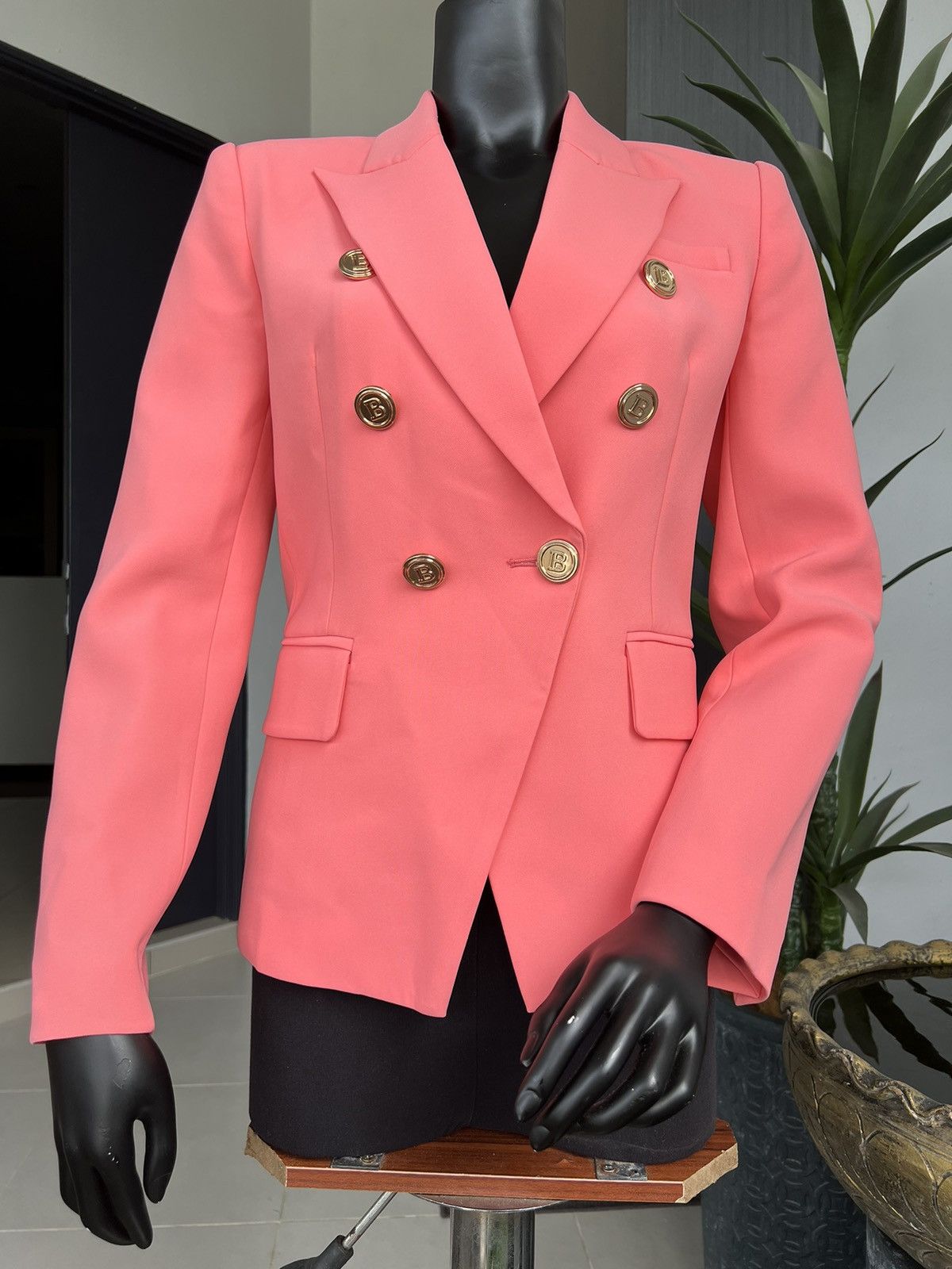 Other Hot Pink Double Breasted Blazer Size L / US 10 / IT 46 - 1 Thumbnail