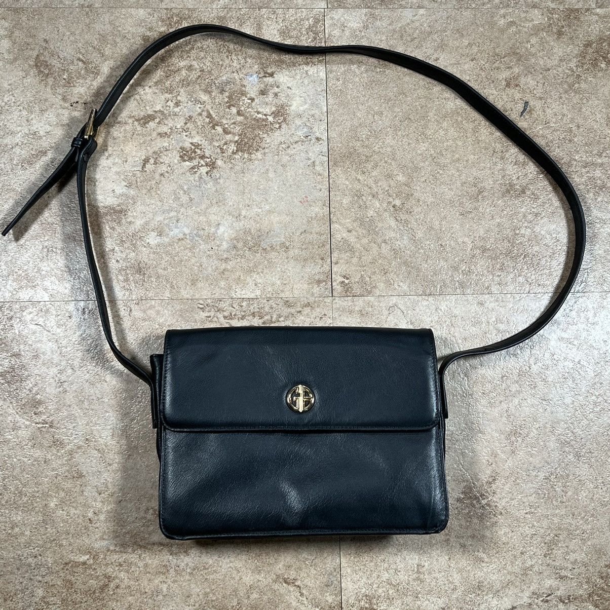 Other Giani Bernini Black Leather crossbody Shoulder Purse Size ONE SIZE - 1 Thumbnail