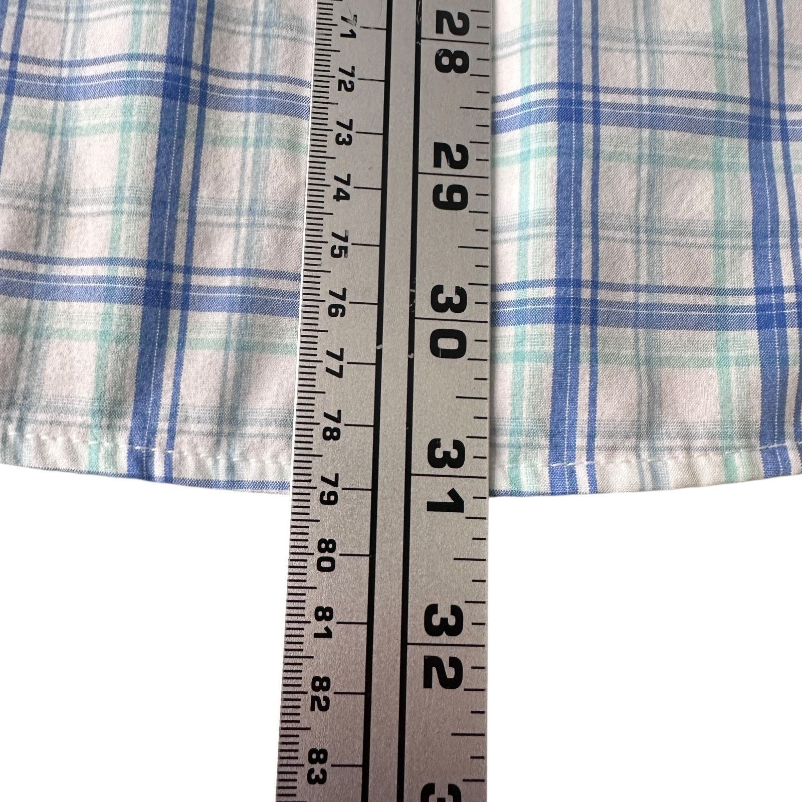 Peter Millar Peter Millar Crown Shirt Men's Large Blue Plaid Button-Up Size US L / EU 52-54 / 3 - 10 Thumbnail