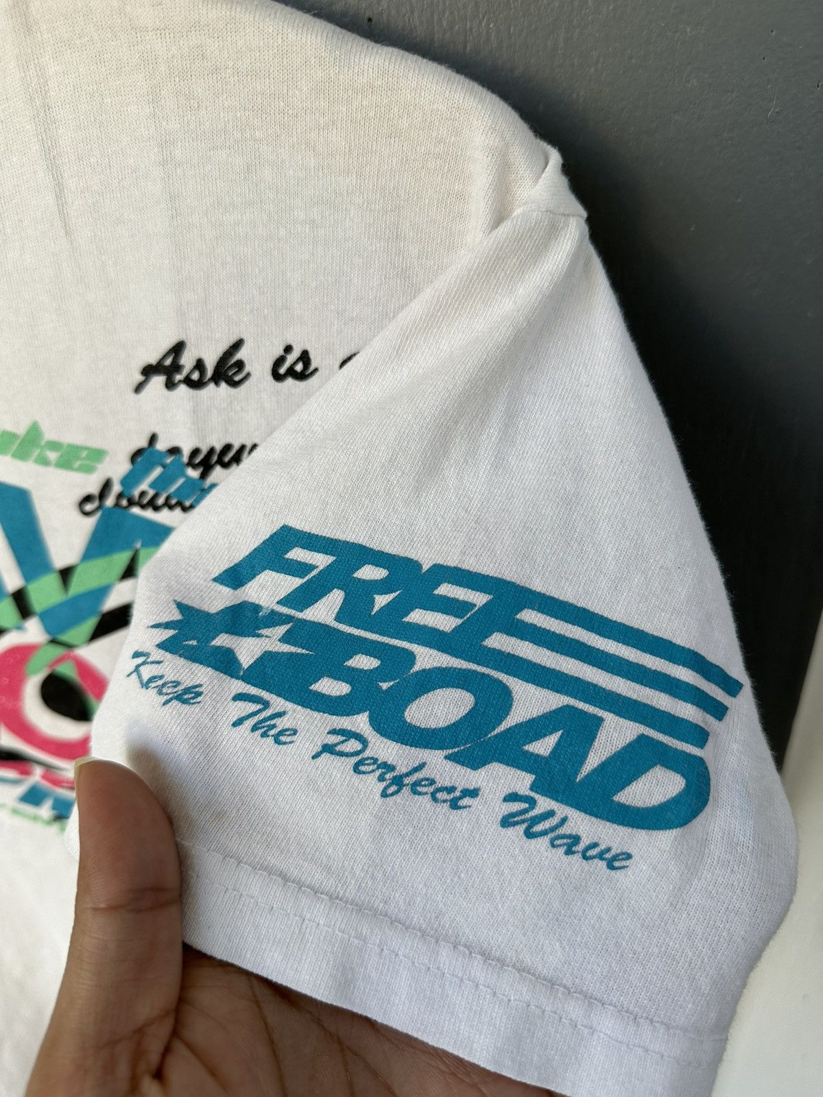 Japanese Brand Y2K WHITE COLOUR JAPANESE OBLO DESIGN POEM SURF HAWAII STYLE Size US M / EU 48-50 / 2 - 5 Thumbnail