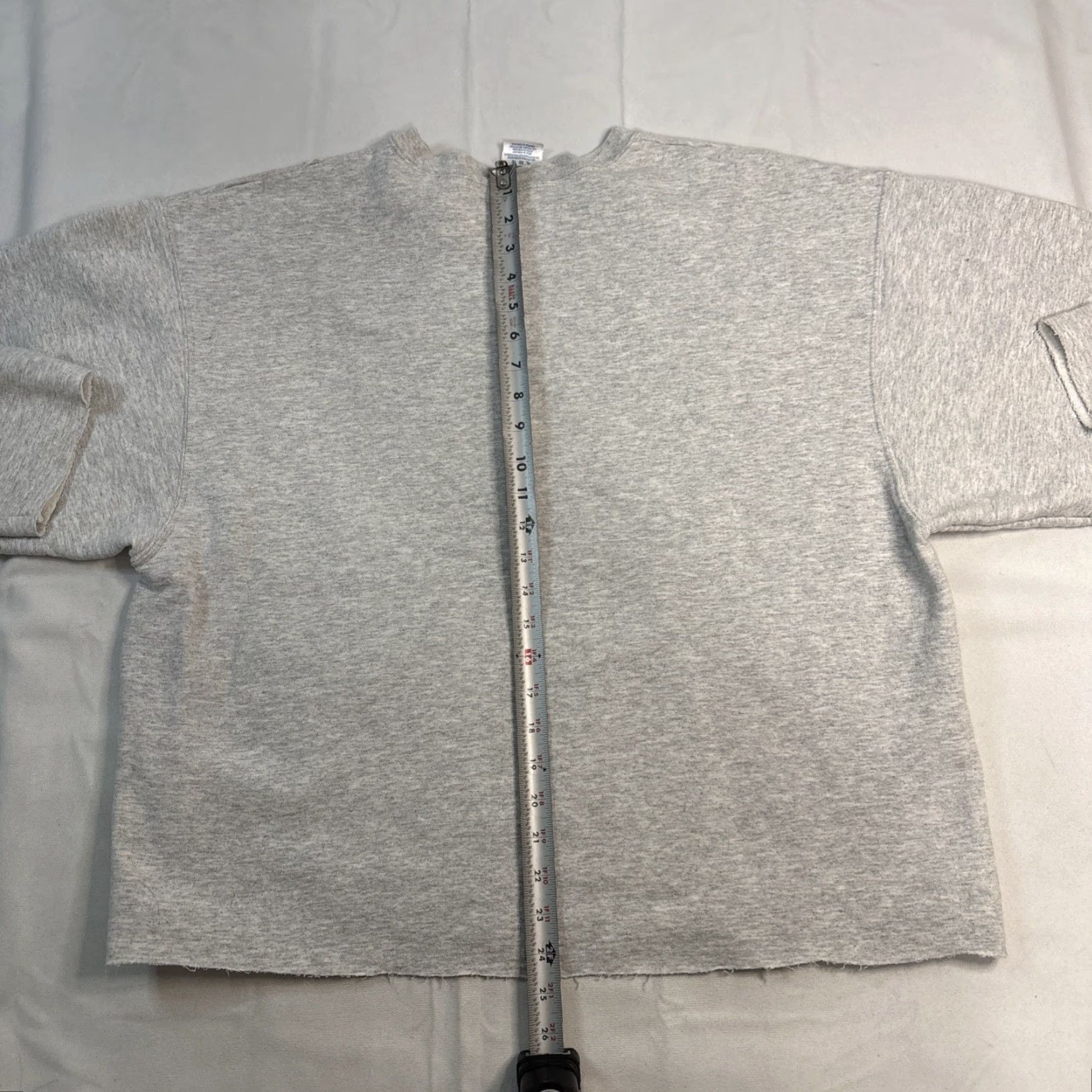 Jerzees VINTAGE Jerzees Super Sweater Crewneck Wolf Gray XL Cropped Women Crew Neck Pullover Sweatshirt Gr ay XL Women’s 00 Size XL / US 12-14 / IT 48-50 - 7 Thumbnail
