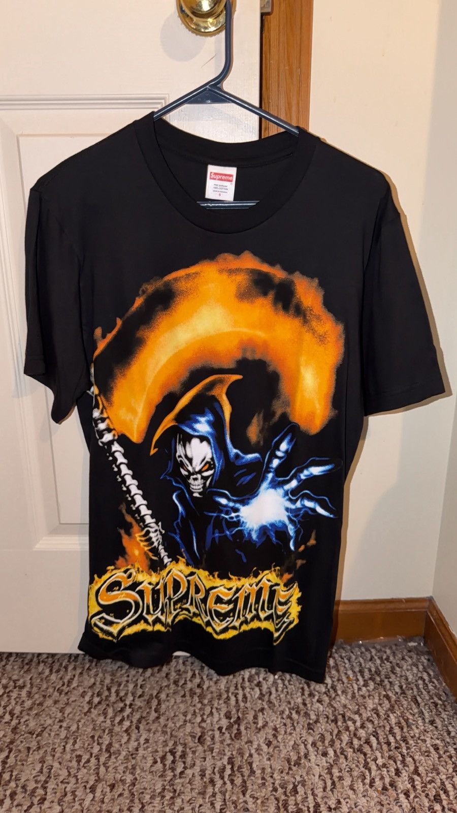 Supreme Supreme grim reaper tee Size US S / EU 44-46 / 1 - 2 Thumbnail