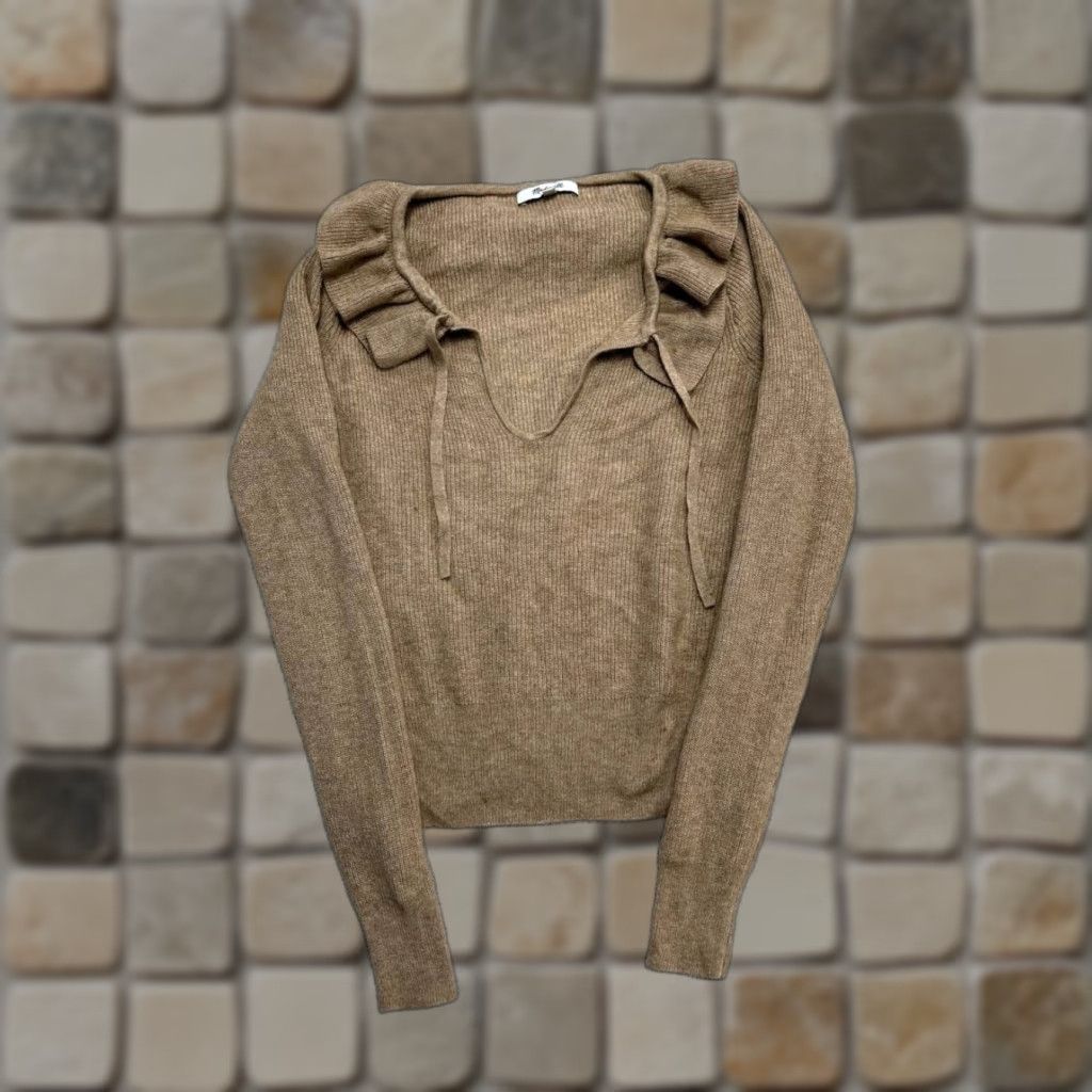 Madewell Madewell Sweater Womens XS Brown Knit Pullover Size XS / US 0-2 / IT 36-38 - 1 Thumbnail