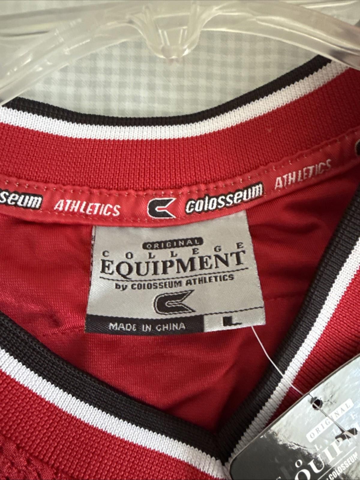 Colosseum Athletics Men’s Colosseum Wisconsin Badgers Jersey #92 Sz L - NWT Size ONE SIZE - 4 Thumbnail