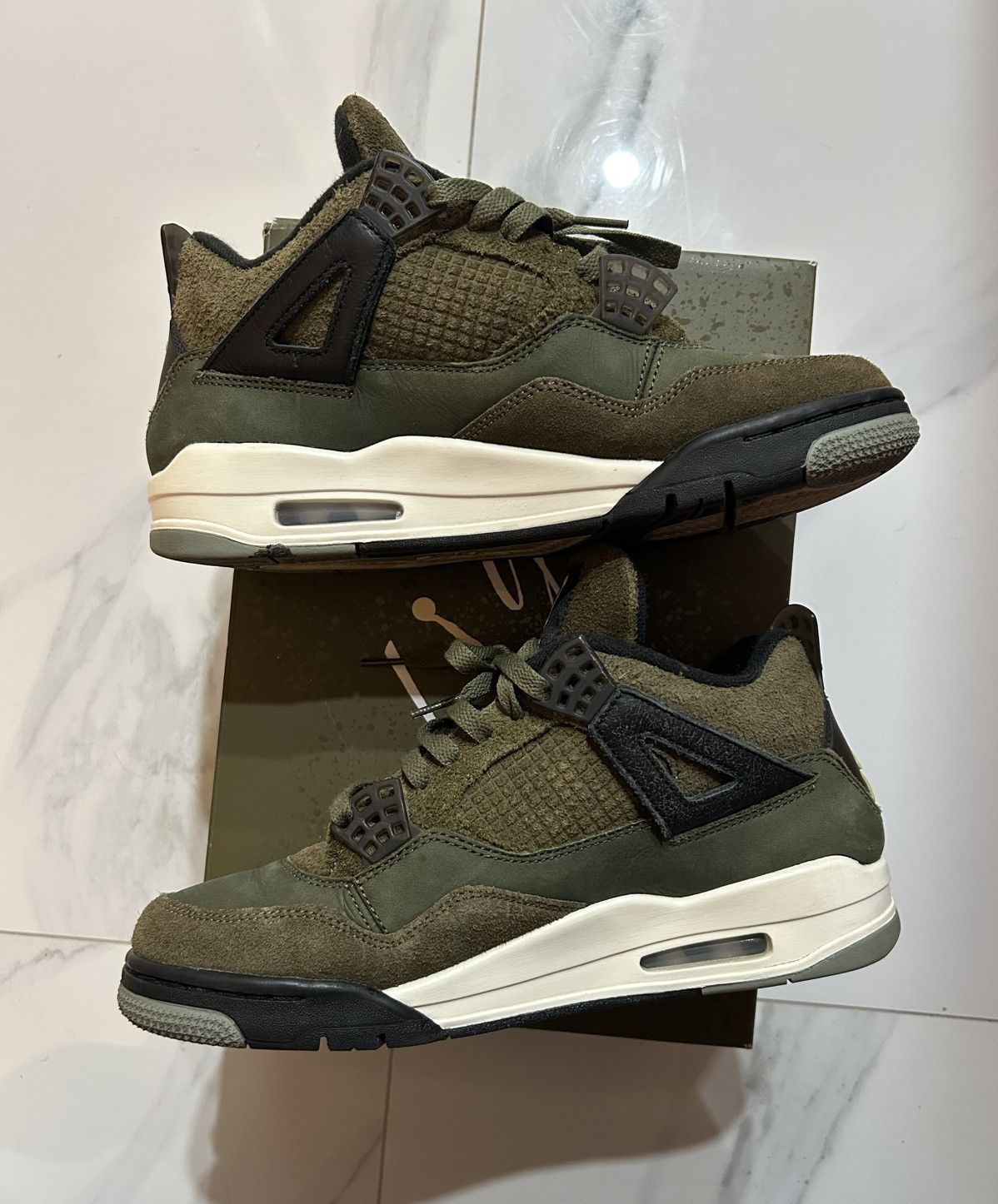 Jordan Brand Air Jordan 4 Craft Olive Size US 8.5 / EU 41-42 - 2 Thumbnail