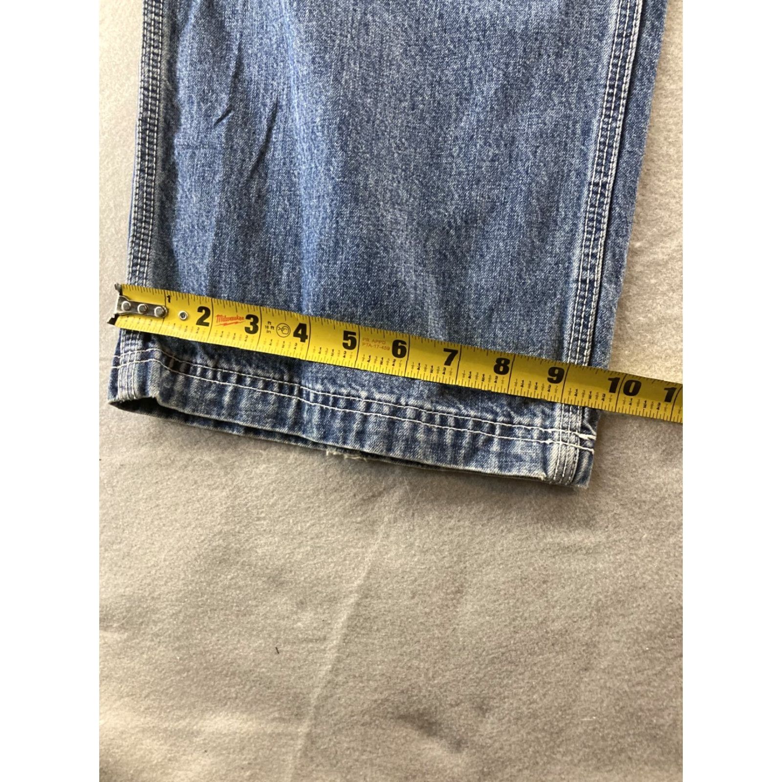 Tommy Hilfiger Vintage Tommy Hilfiger Women's Blue Denim High-Rise Wide Leg Jeans 90s Y2K Hip Hop Size 30" / US 8 / IT 44 - 7 Thumbnail