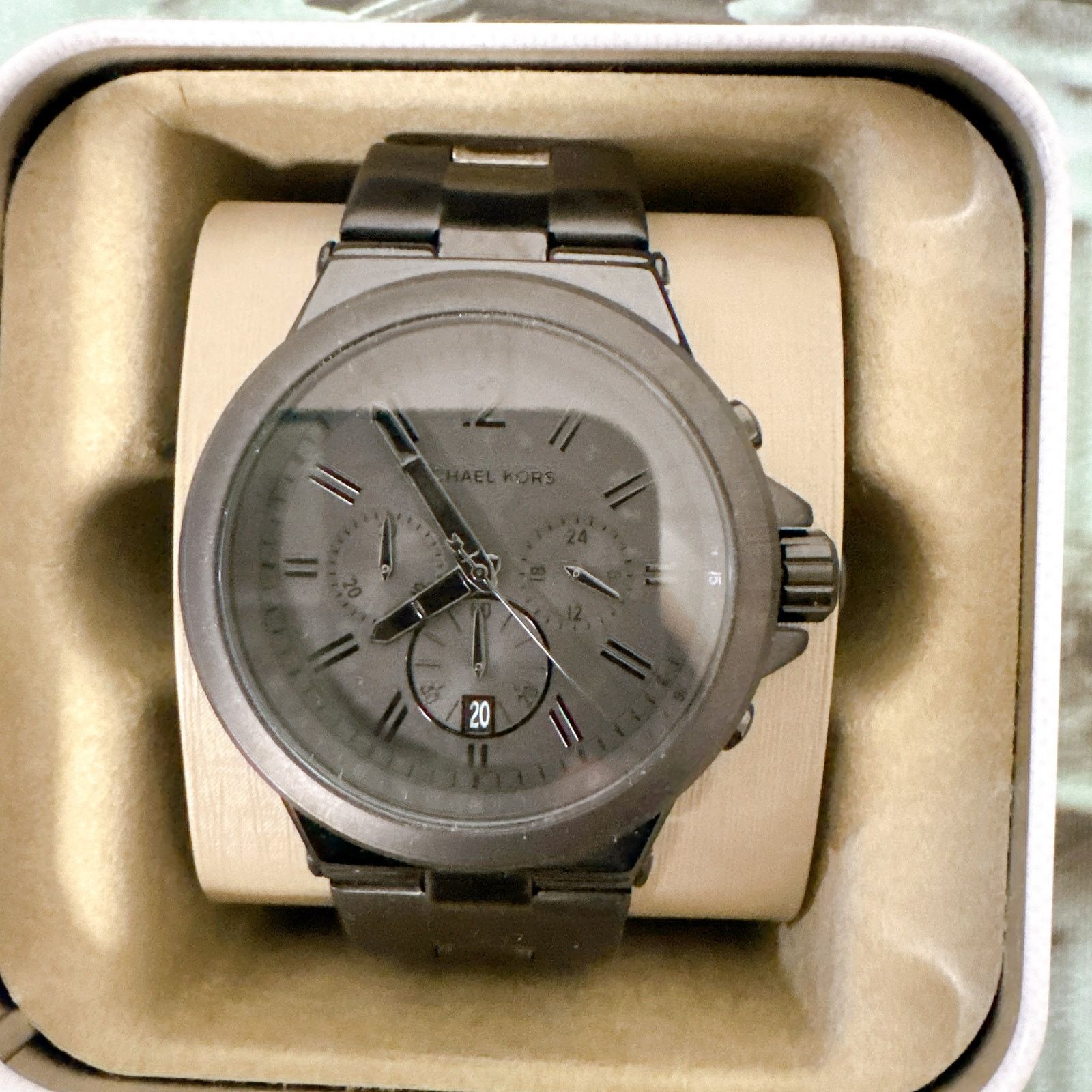 Michael Kors Michael Kors MK8279 Oversized Dylan Black-Tone Watch Size ONE SIZE - 2 Thumbnail