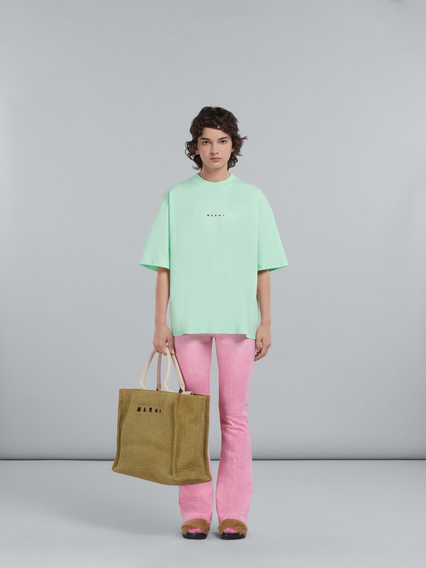 Marni o1srvl11e0624 Tote Bag in Green Size ONE SIZE - 6 Thumbnail