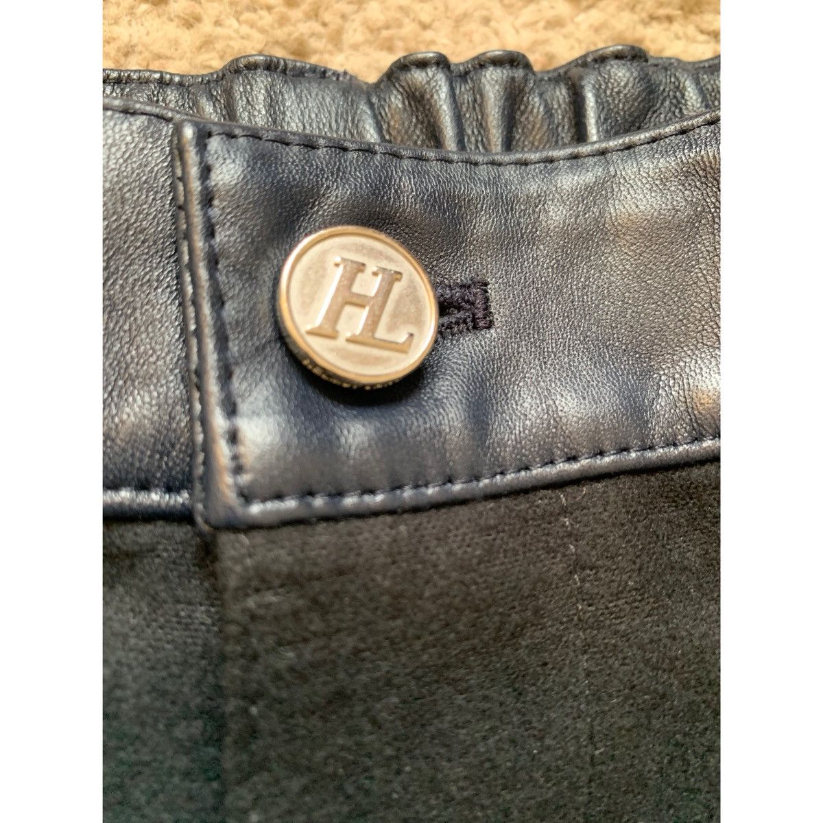 Helmut Lang HELMUT LANG LEATHER FLIGHT PANTS Size US 32 / EU 48 - 8 Thumbnail