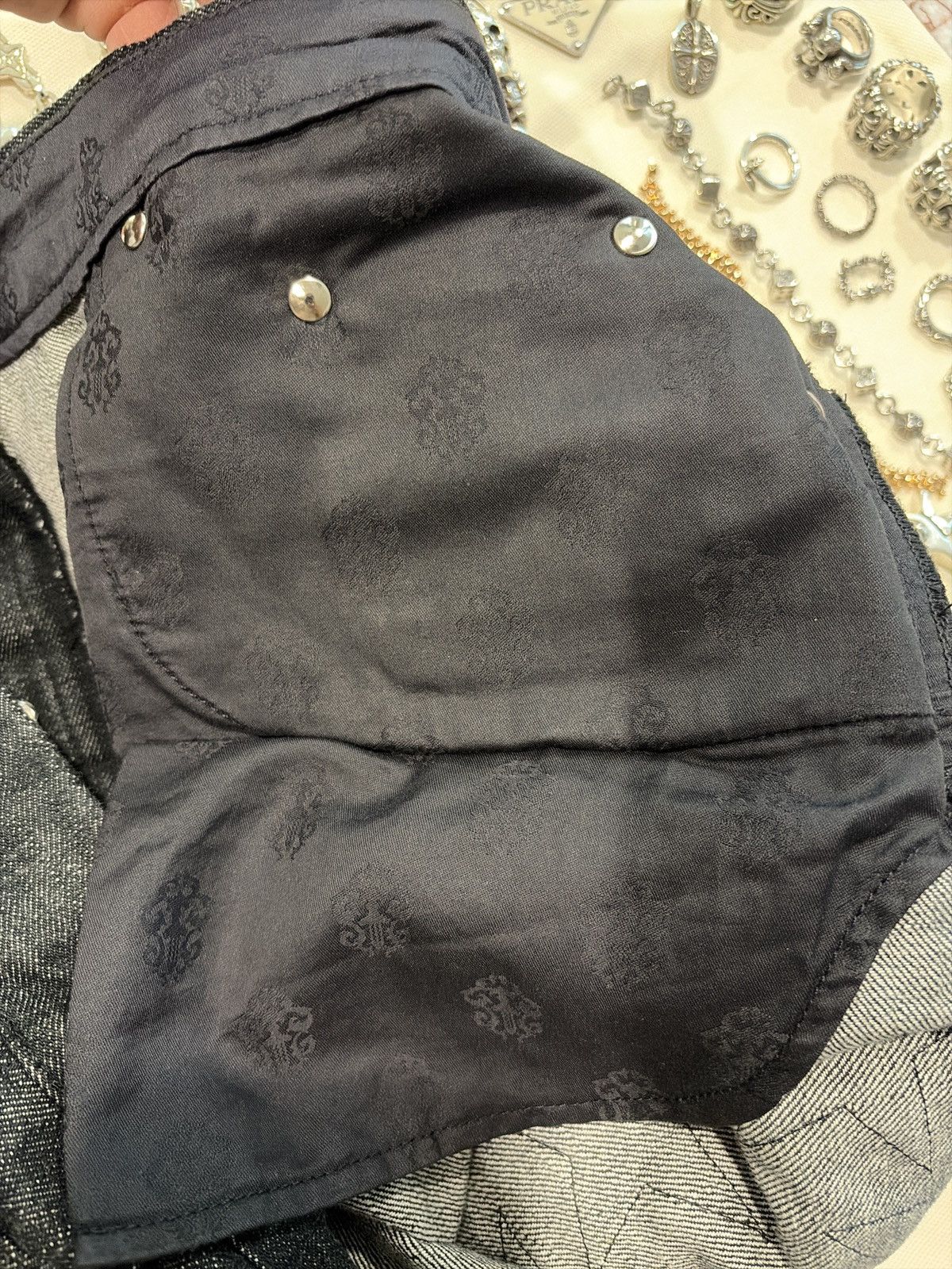 Chrome Hearts Chrome Hearts Star Patch Denim Jeans Size US 36 / EU 52 - 11 Thumbnail