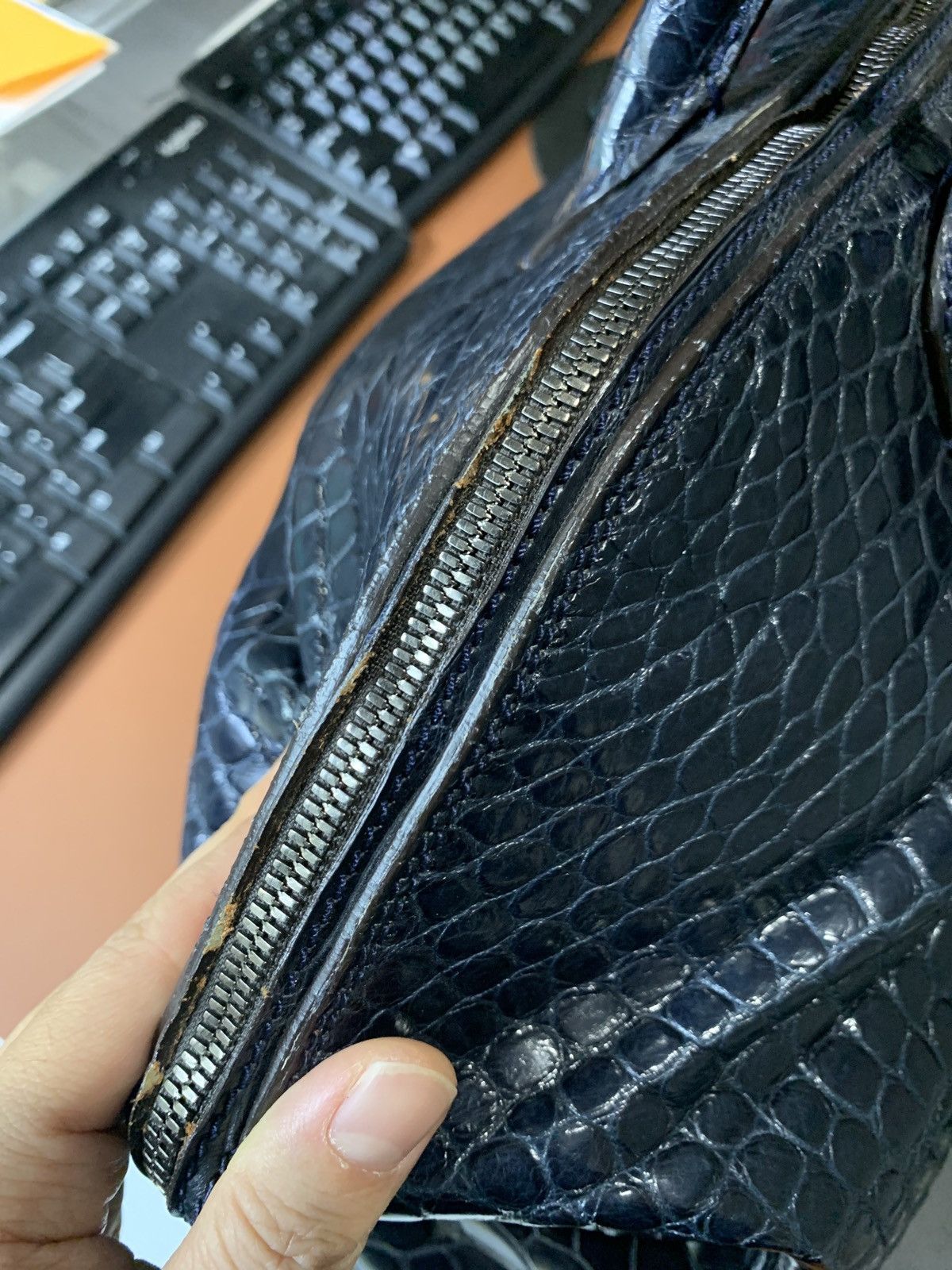Other Zagliani porosus crocodile large bag $25K Size ONE SIZE - 4 Thumbnail