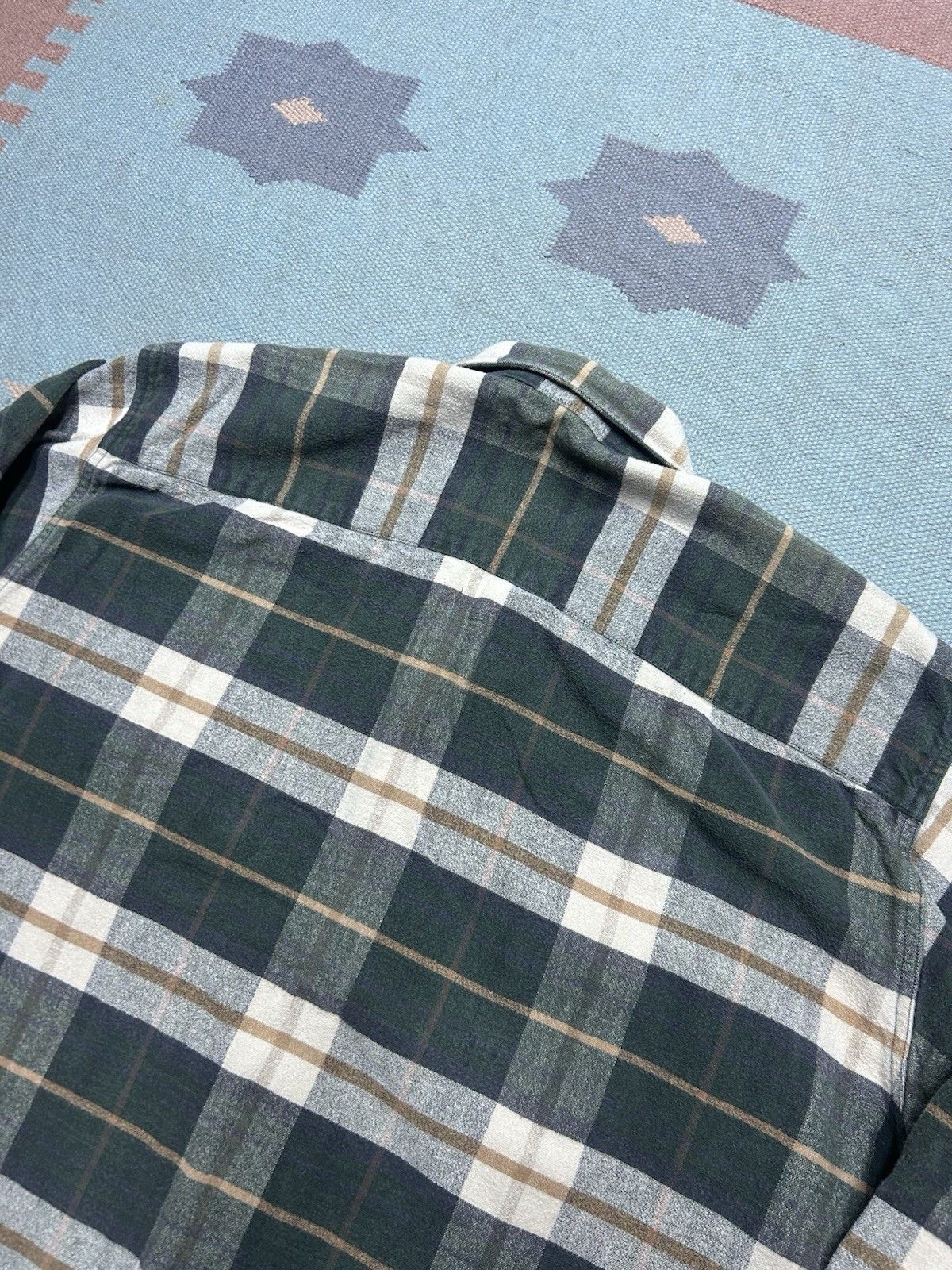 Vintage Basic options flannel shirt woven cotton thick heavy XL Size US XL / EU 56 / 4 - 6 Thumbnail