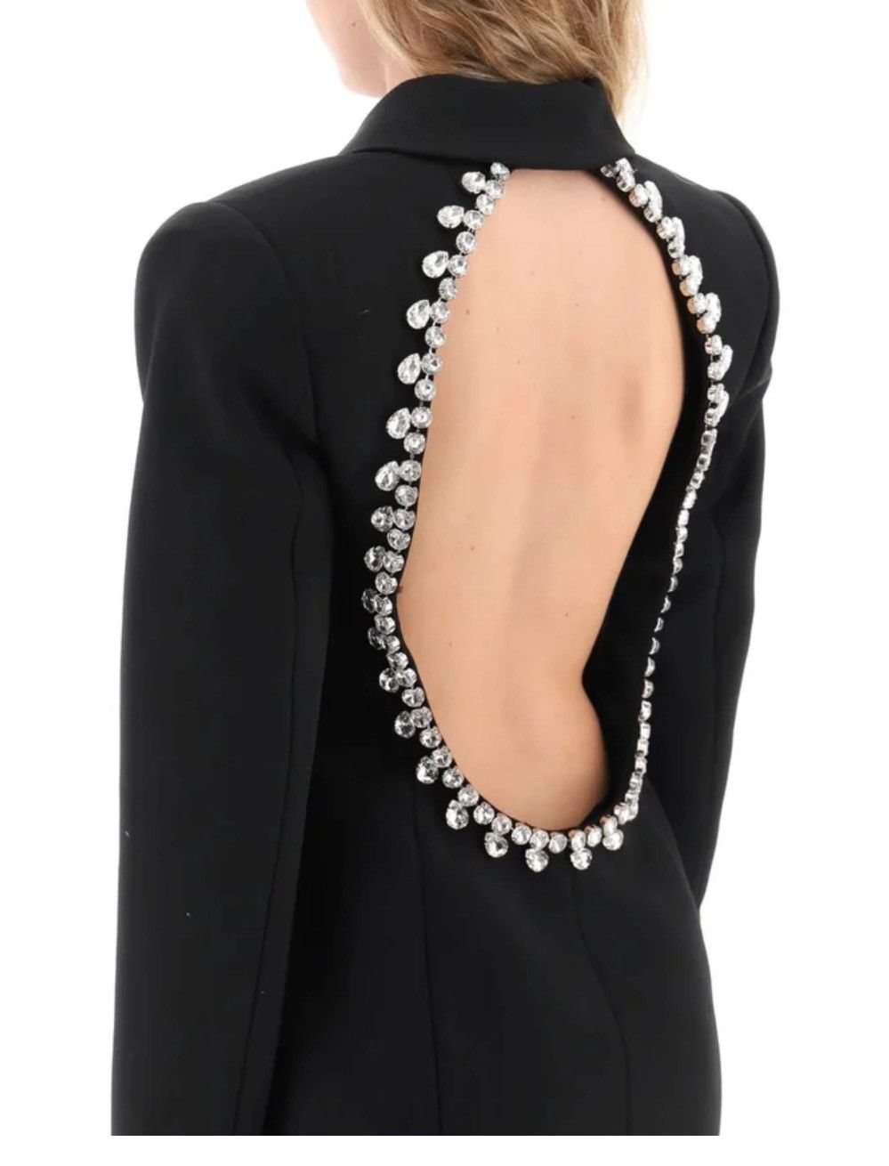 Area NYC Area Embellished Open-Back Blazer Mini Dress Size M / US 6-8 / IT 42-44 - 8 Thumbnail