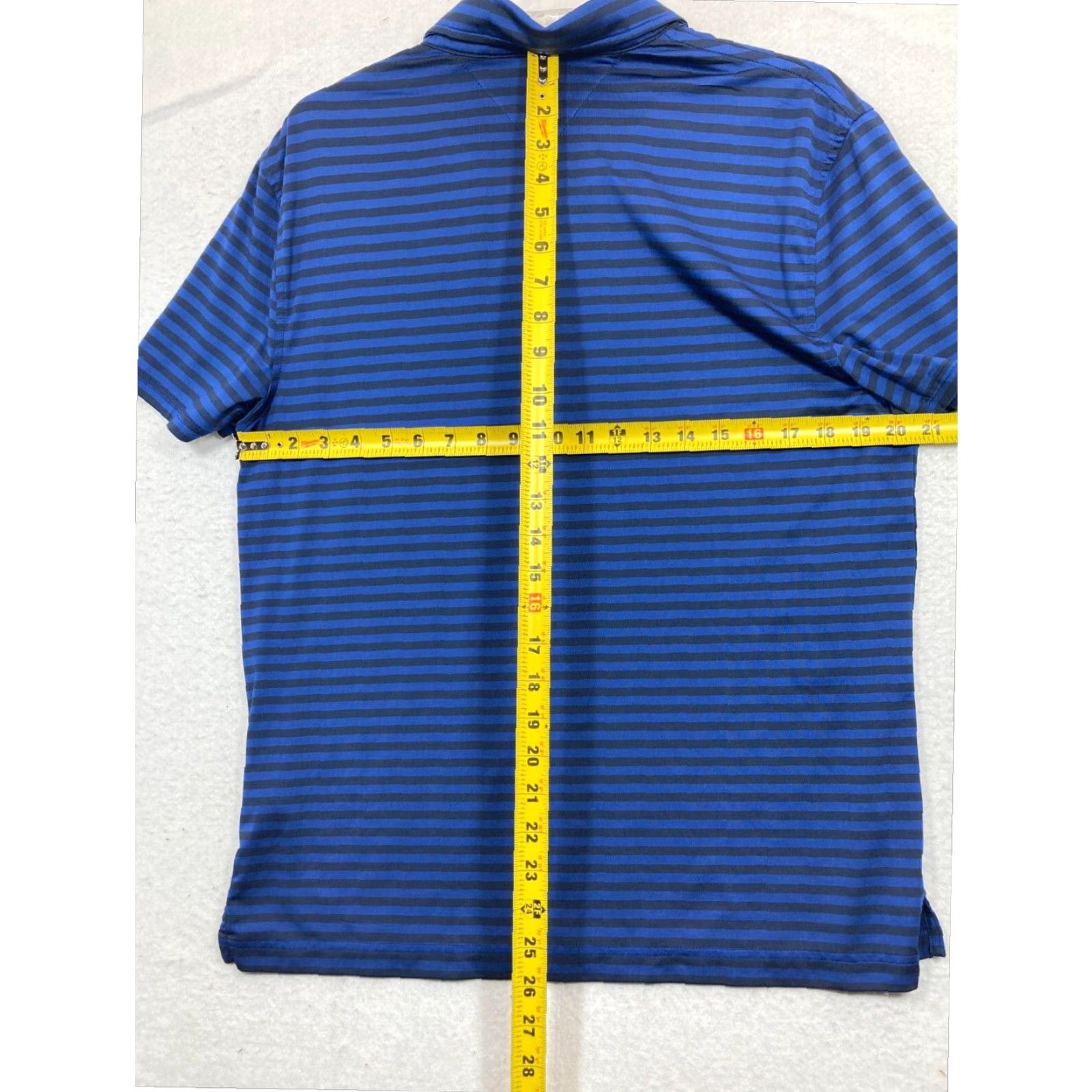 Tommy Hilfiger Tommy Hilfiger Polo Shirt Mens Medium Blue Short Sleeve Golf Performance Fit Cotton Blend Size US M / EU 48-50 / 2 - 6 Thumbnail