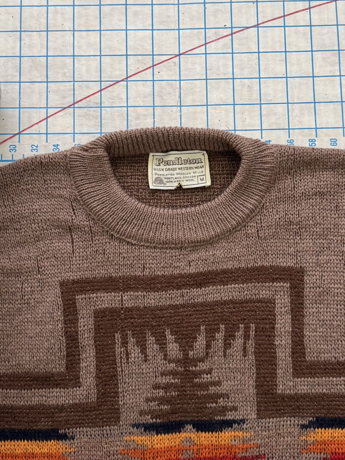 Pendleton Vintage 70’s Pendleton Knit Sweater Chief Joseph Pattern Size US M / EU 48-50 / 2 - 5 Thumbnail