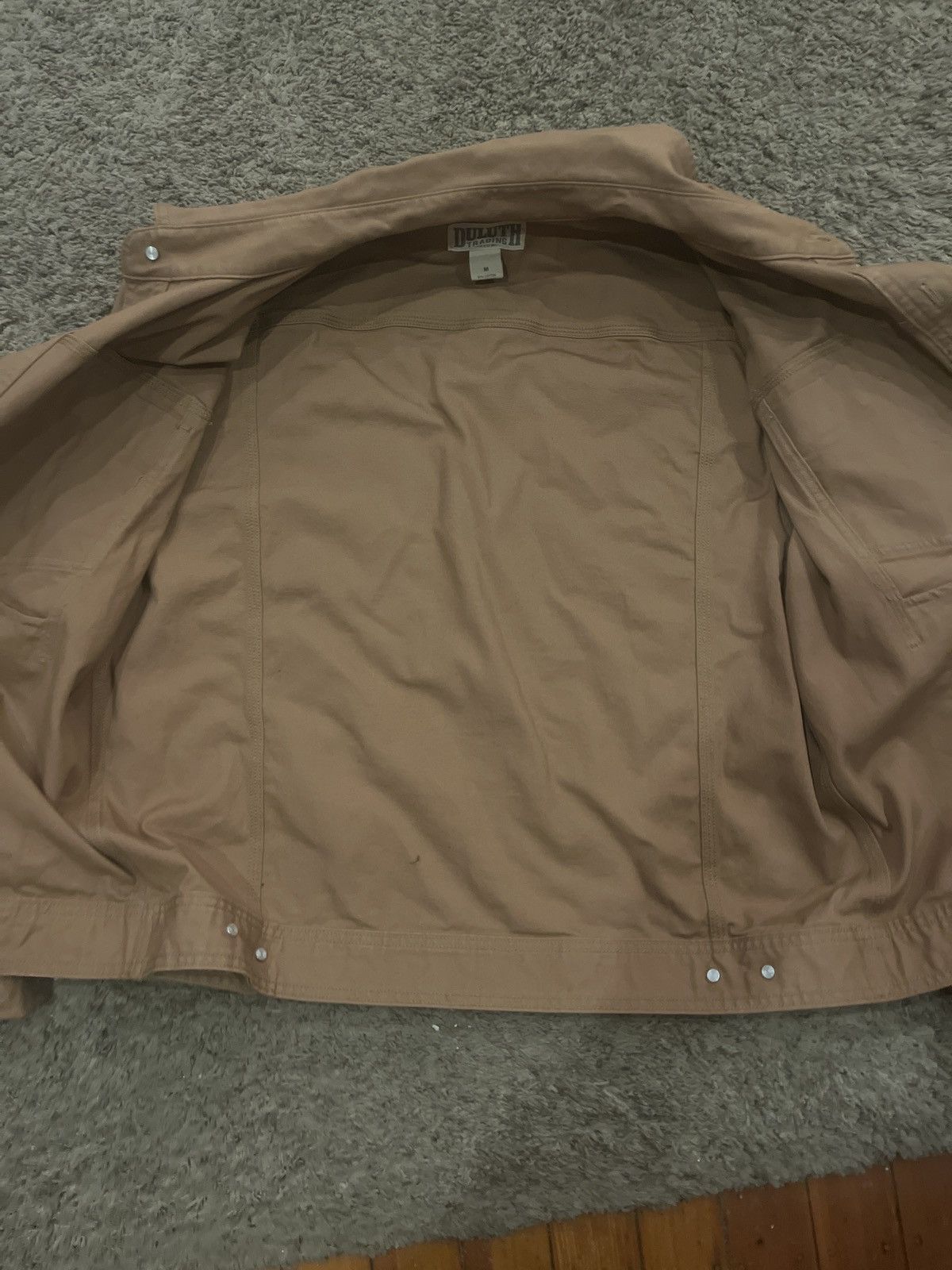 Duluth Trading Company Men’s Duluth Trading Beige Trucker Jacket Size US M / EU 48-50 / 2 - 3 Thumbnail
