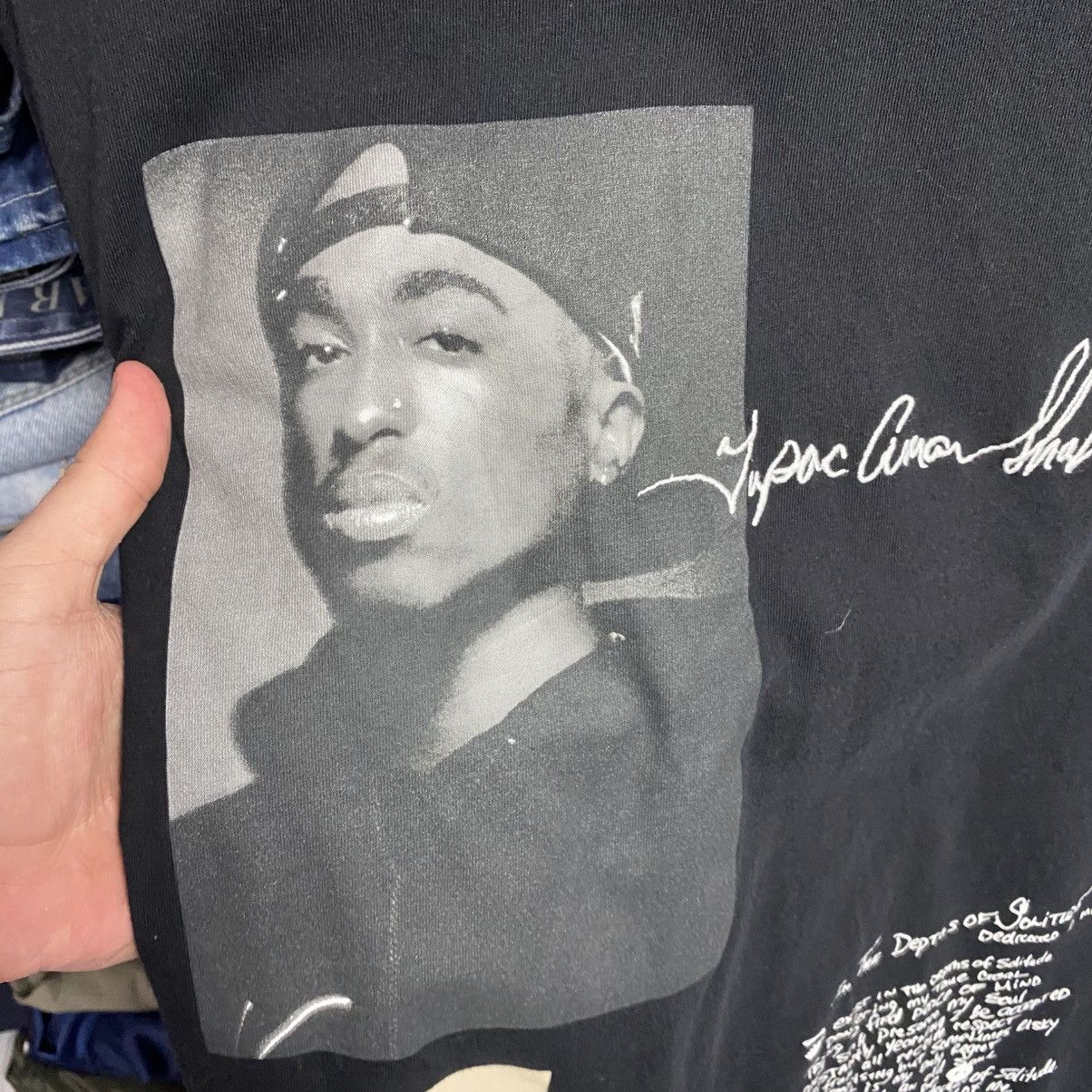Rap Tees Vintage Tupac 2Pac big logo rap band tee size M Size US M / EU 48-50 / 2 - 3 Thumbnail