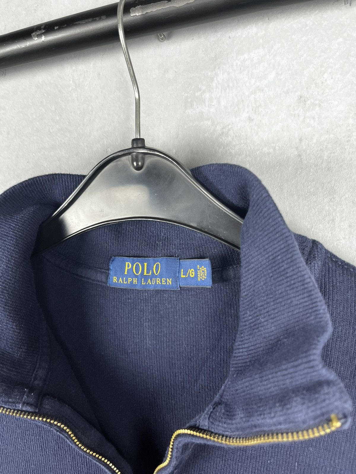 Polo Ralph Lauren × Ralph Lauren × Vintage Polo Ralph Lauren zip sweatshirt Size US L / EU 52-54 / 3 - 4 Thumbnail