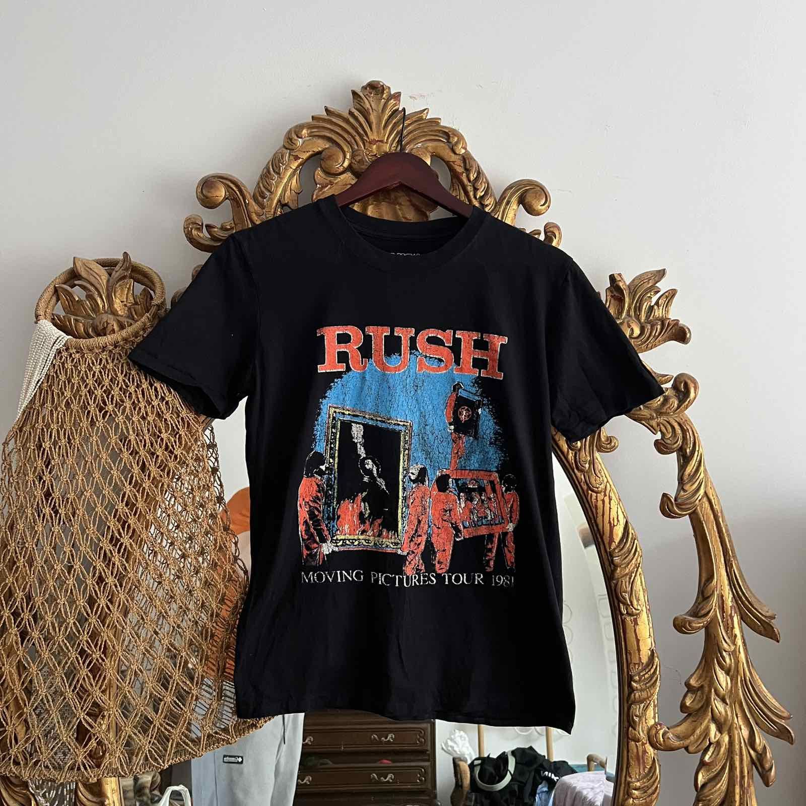 Vintage CRAZY Rush Rock Tee Sz S Size US S / EU 44-46 / 1 - 1 Thumbnail