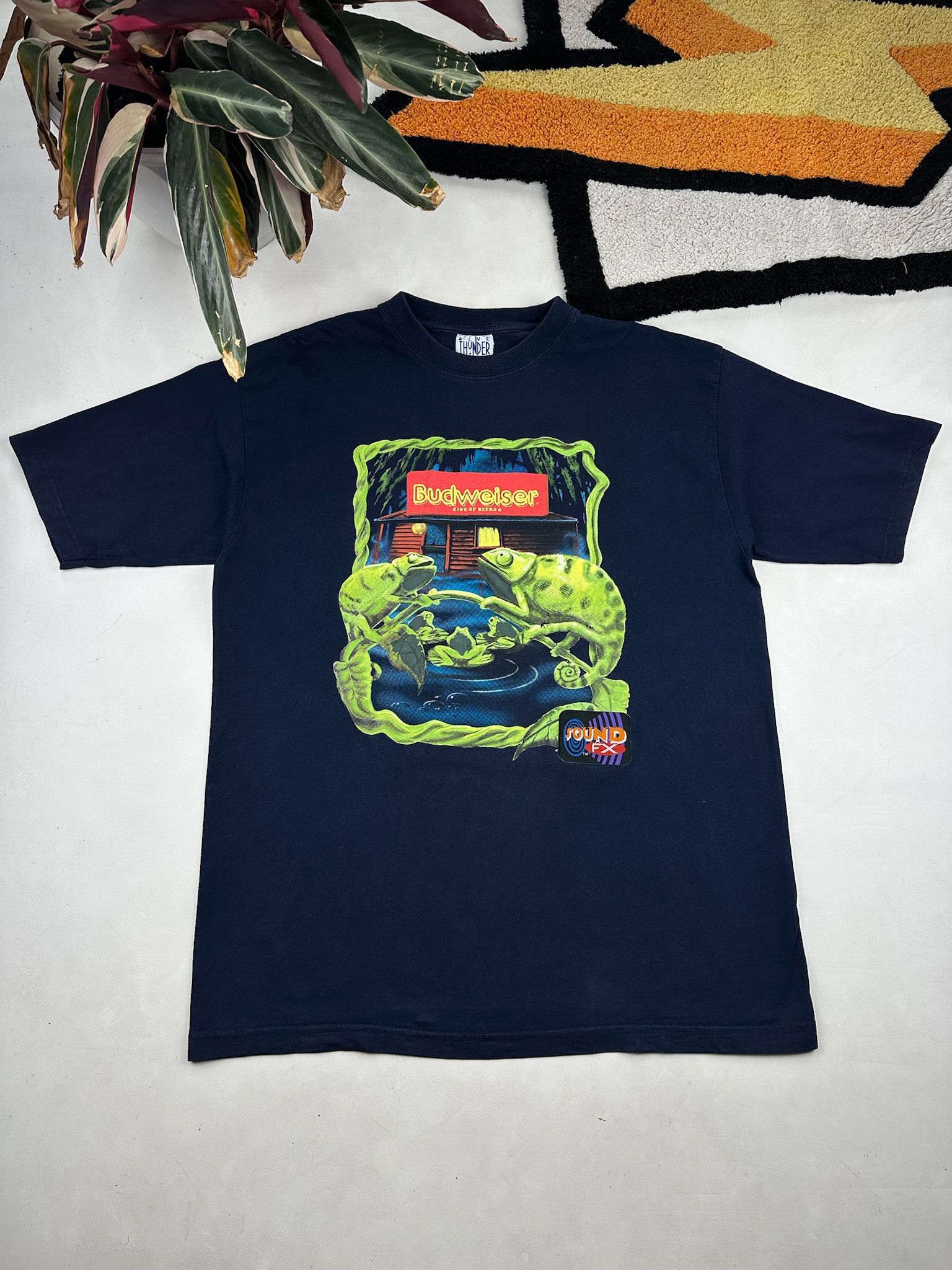 Budweiser Vintage Budweiser Tee T-Shirt 90s Size US XL / EU 56 / 4 - 1 Thumbnail