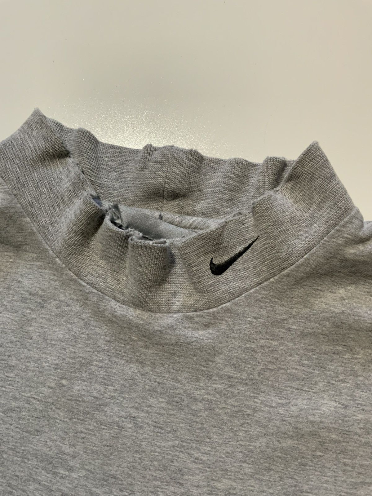 Nike Vintage Y2K Nike Sportswear Mock Neck Swoosh L/S T-Shirt Size US M / EU 48-50 / 2 - 6 Thumbnail