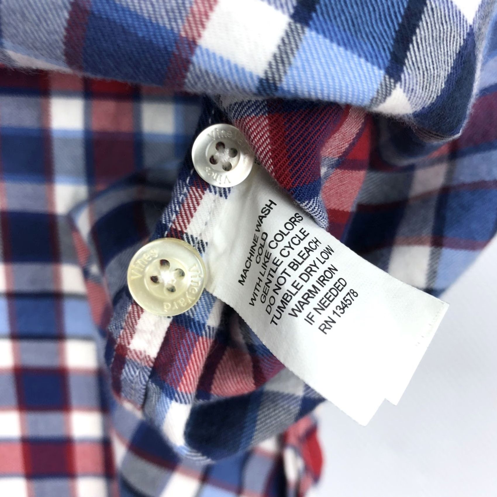 Vineyard Vines Vineyard Vines Crosby Shirt Men L Plaid Button-Down Long Sleeve Casual 100 Cotton Size US L / EU 52-54 / 3 - 7 Thumbnail