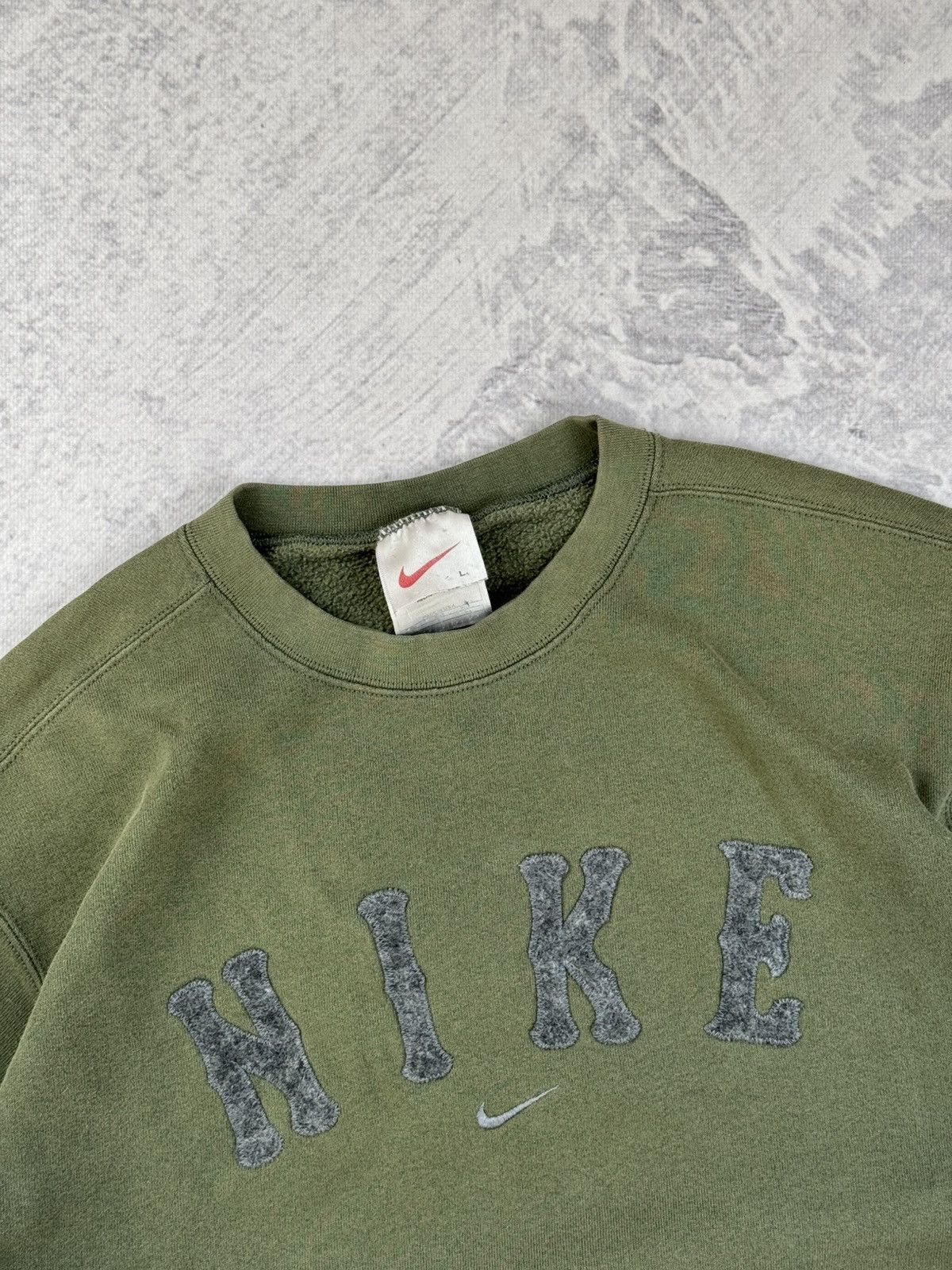 Nike × Vintage NIKE VINTAGE CENTER LOGO OVERSIZE BOXY SWEATSHIRT Size US L / EU 52-54 / 3 - 4 Thumbnail