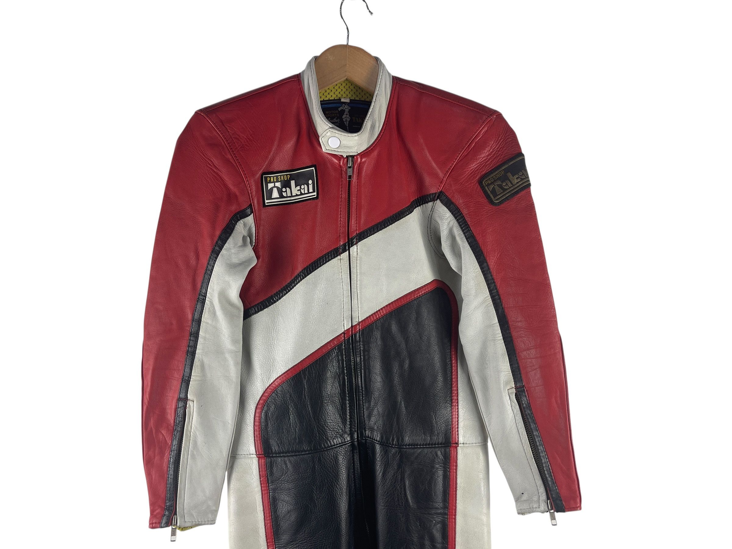 Sports Specialties Vintage TAKAI Pro Shop Racing Leather Suit 1-Piece Motorcycl Size US 30 / EU 46 - 8 Thumbnail