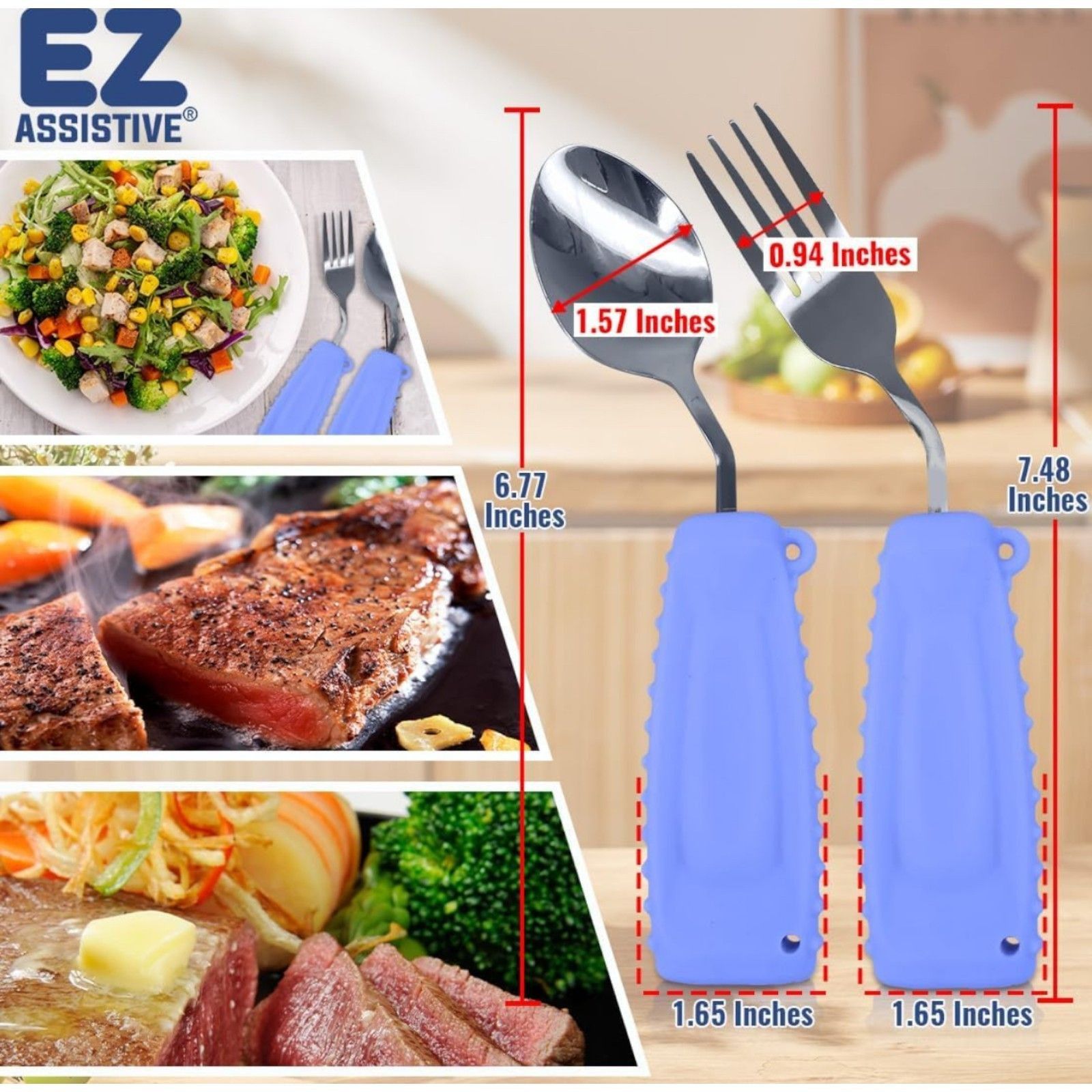 Other Adapted Utensils For Patients With Tremors And Parkinson's D Size ONE SIZE - 4 Thumbnail