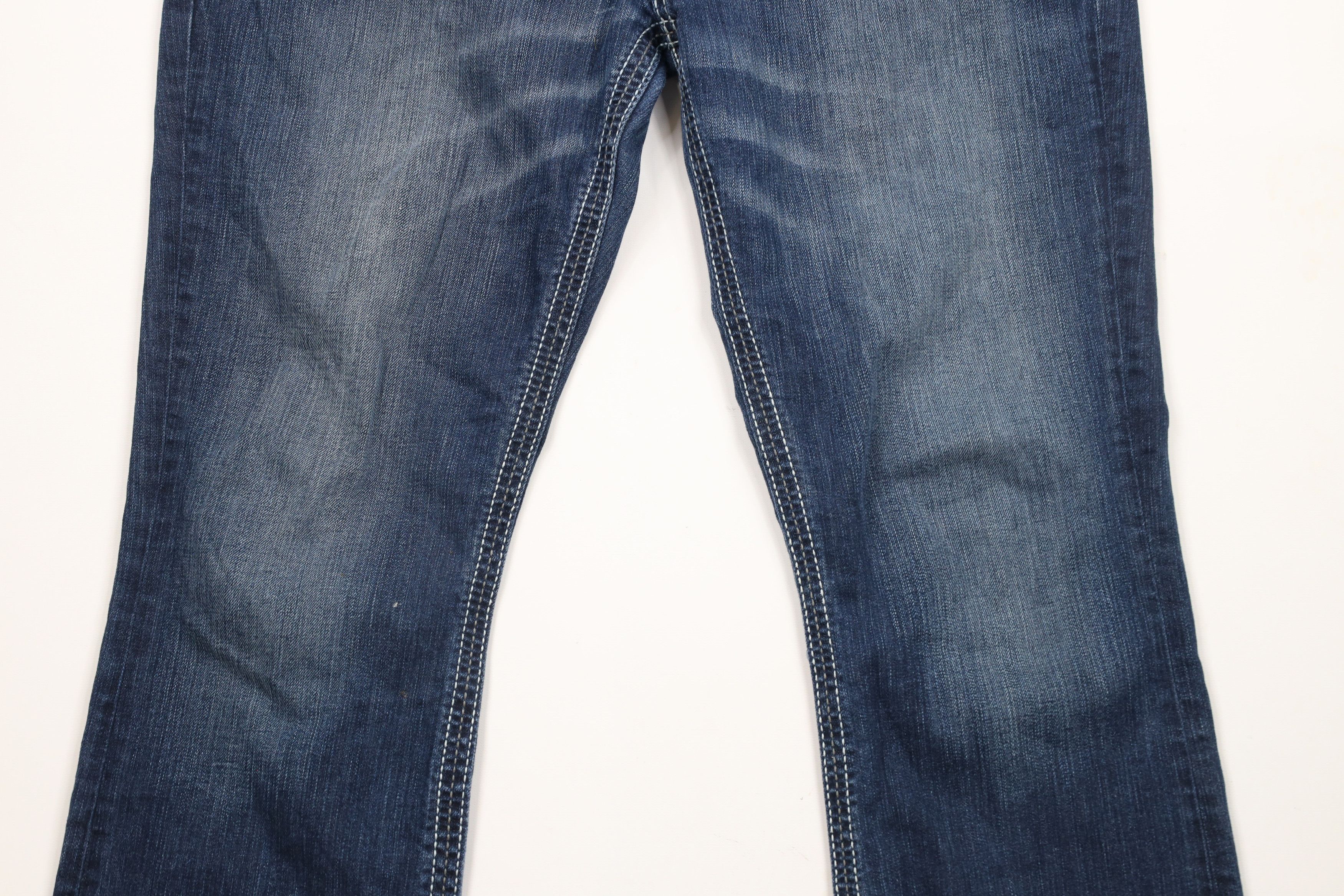 BKE × Vintage Buckle BKE Payton Thick Stitch Bootcut Stretch Denim Jeans Size 34" / US 12 / IT 48 - 3 Thumbnail