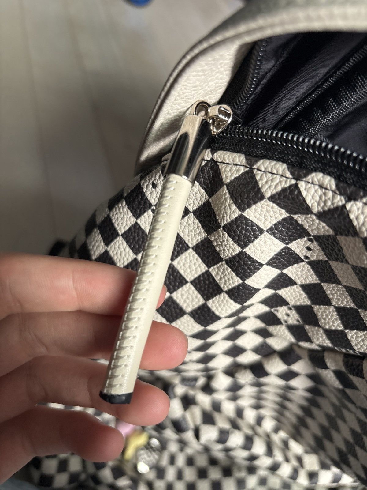 1199 Cannnone x Bazo1199 Checkered Backpack Size ONE SIZE - 5 Thumbnail