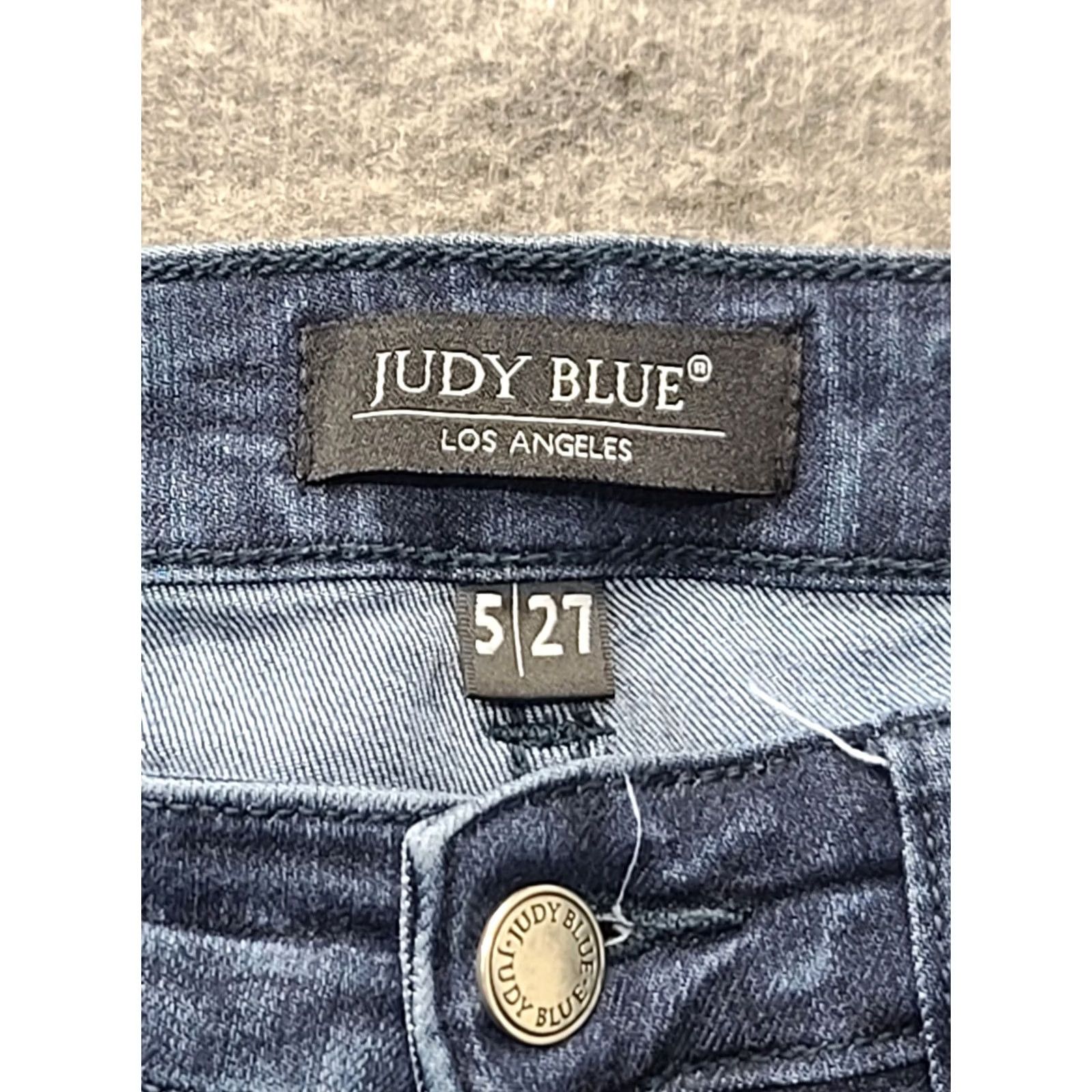 Vintage Judy Blue Jeans Women’s 5/27 Skinny Fit Mid Rise Stretch Classic Casual Everyday Jeans Size 27" / US 4 / IT 40 - 2 Thumbnail