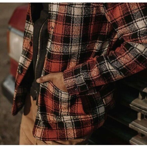 Taylor Stitch Taylor Stitch Ojai Jacket in Garnet Wool Blend Plaid Chore Size US S / EU 44-46 / 1 - 9 Thumbnail